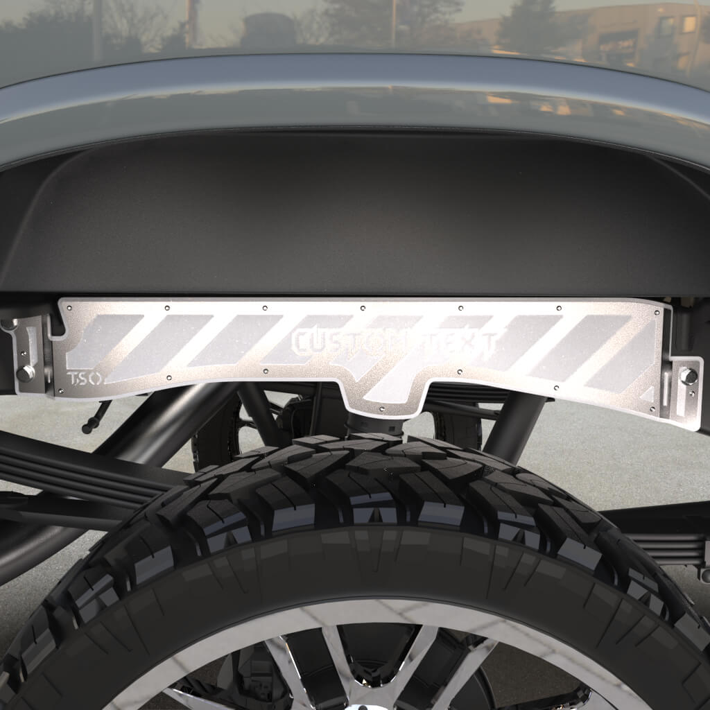 TSOiD 20+ GM 2500 Rear Frame Overlays - Personalized