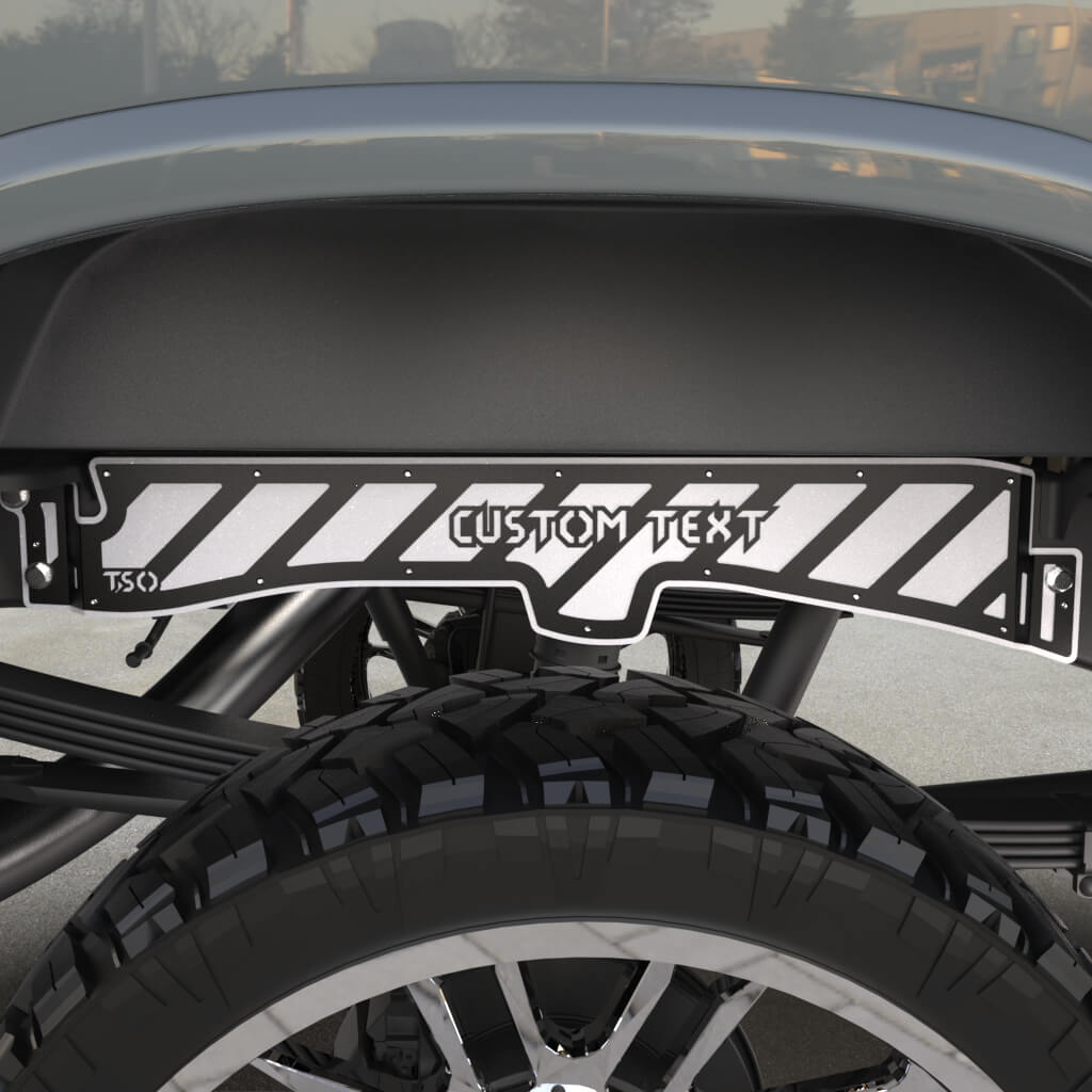 TSOiD 20+ GM 2500 Rear Frame Overlays - Personalized