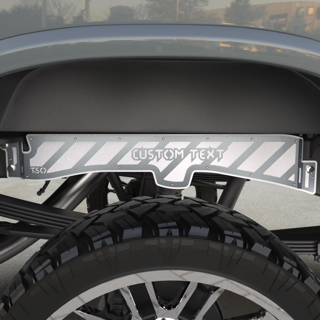TSOiD 20+ GM 2500 Rear Frame Overlays - Personalized