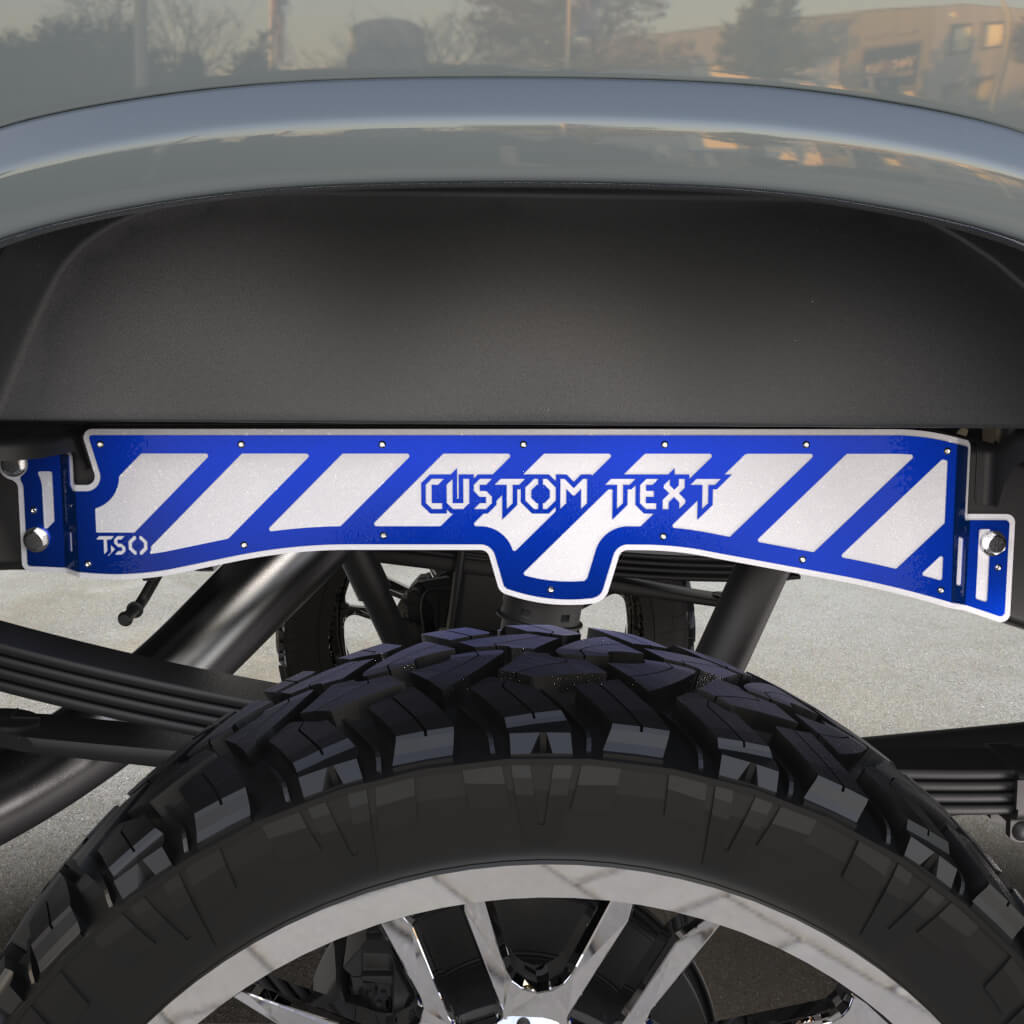 TSOiD 20+ GM 2500 Rear Frame Overlays - Personalized