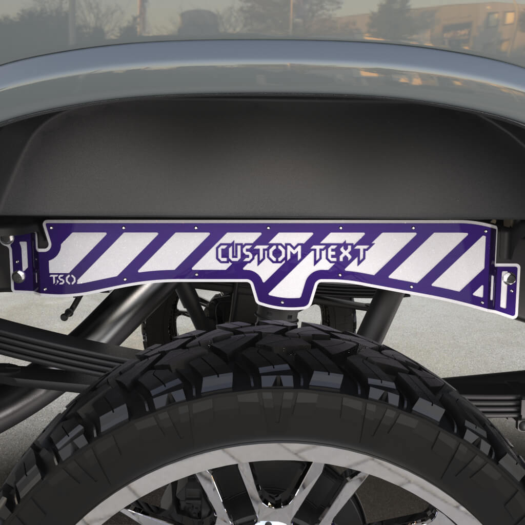 TSOiD 20+ GM 2500 Rear Frame Overlays - Personalized