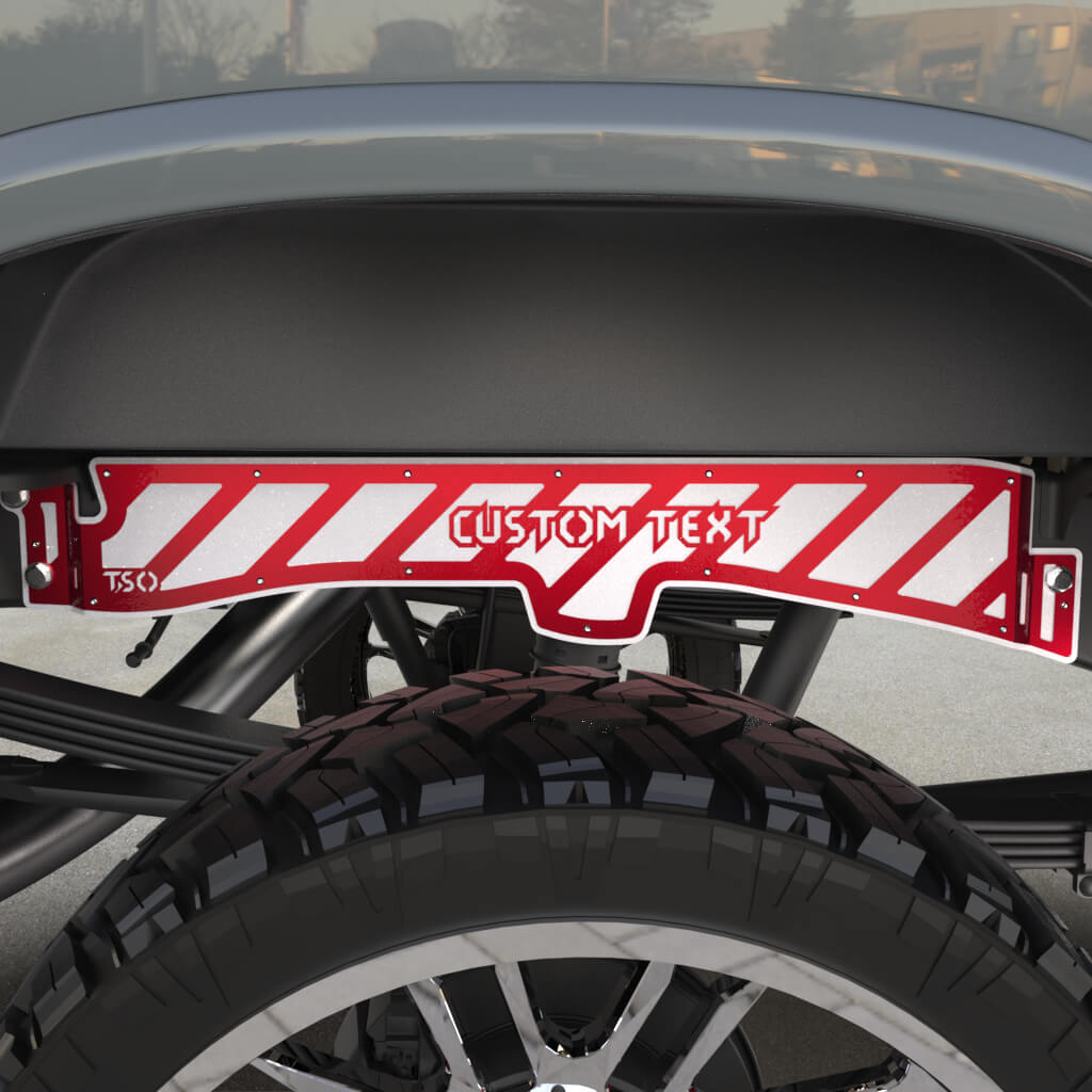 TSOiD 20+ GM 2500 Rear Frame Overlays - Personalized
