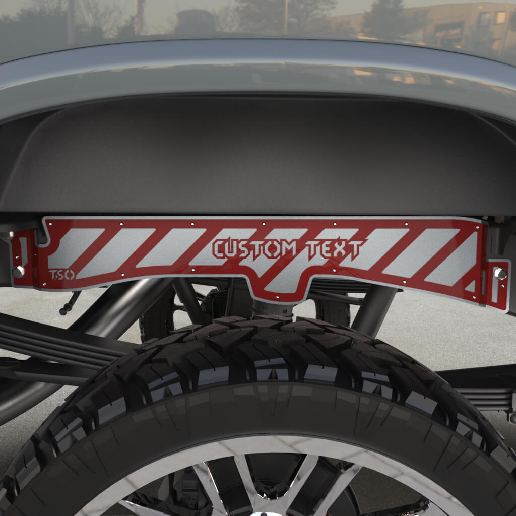 TSOiD 20+ GM 2500 Rear Frame Overlays - Personalized