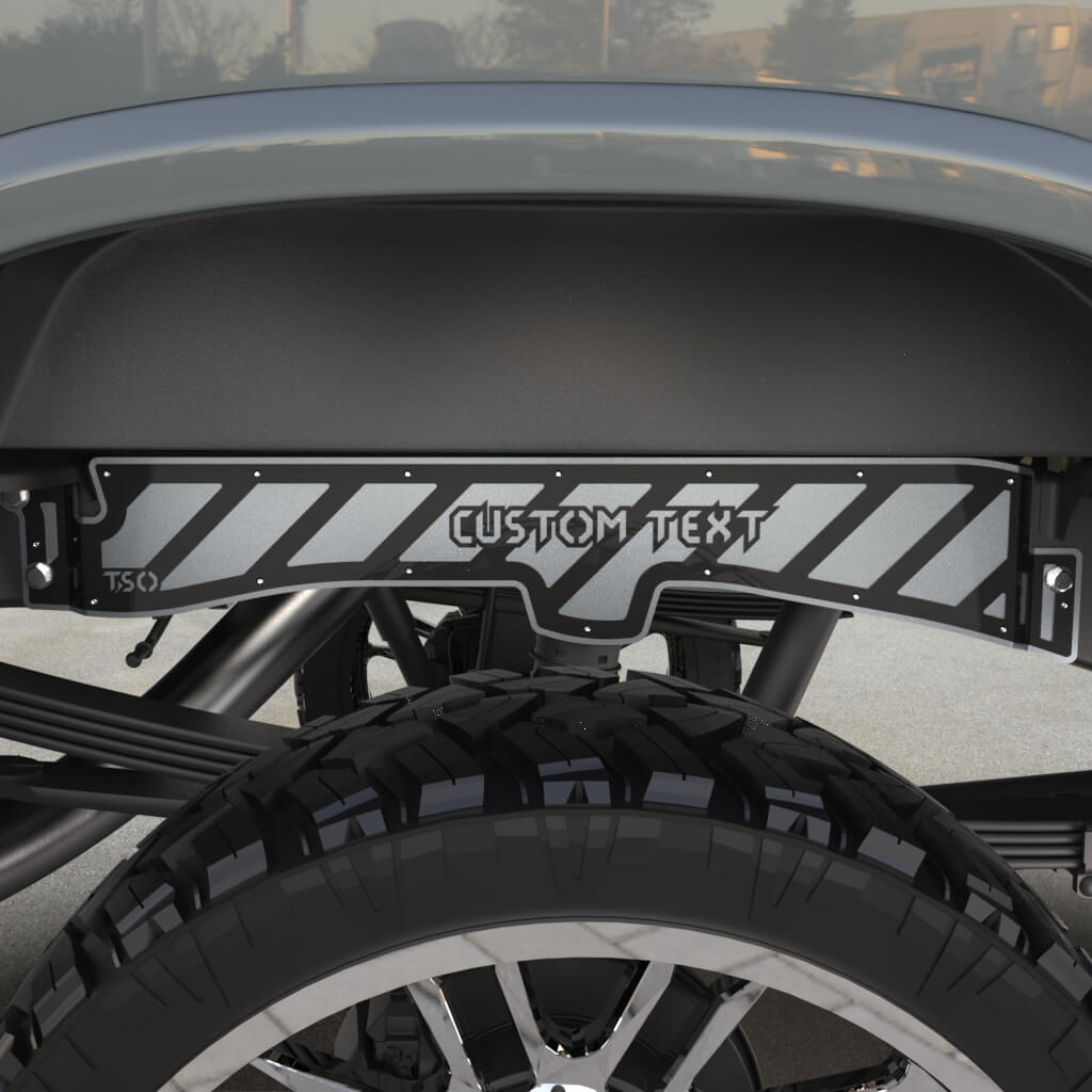TSOiD 20+ GM 2500 Rear Frame Overlays - Personalized