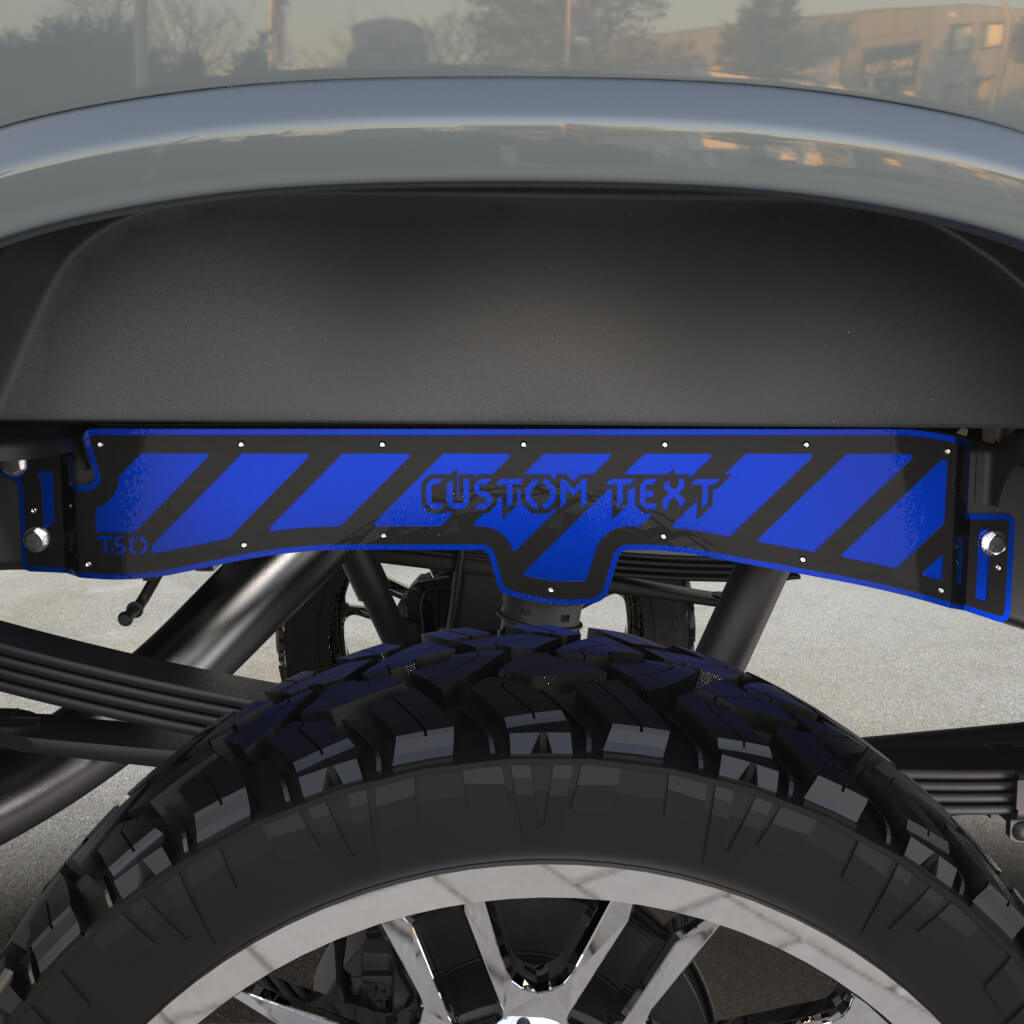 TSOiD 20+ GM 2500 Rear Frame Overlays - Personalized