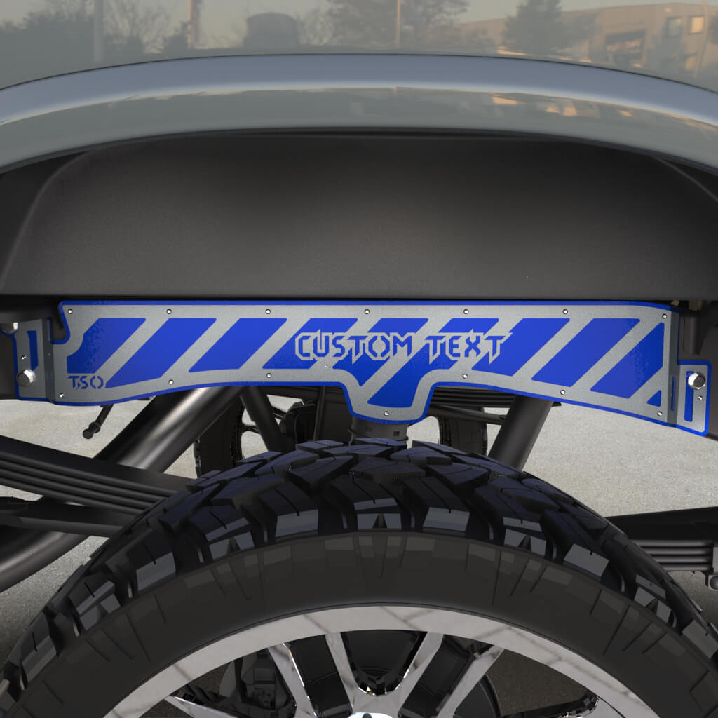 TSOiD 20+ GM 2500 Rear Frame Overlays - Personalized