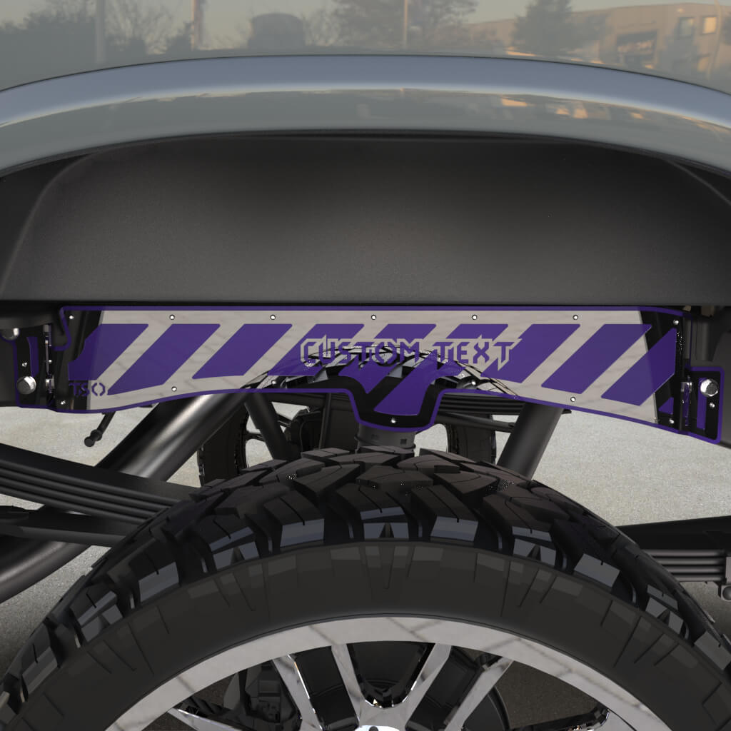 TSOiD 20+ GM 2500 Rear Frame Overlays - Personalized
