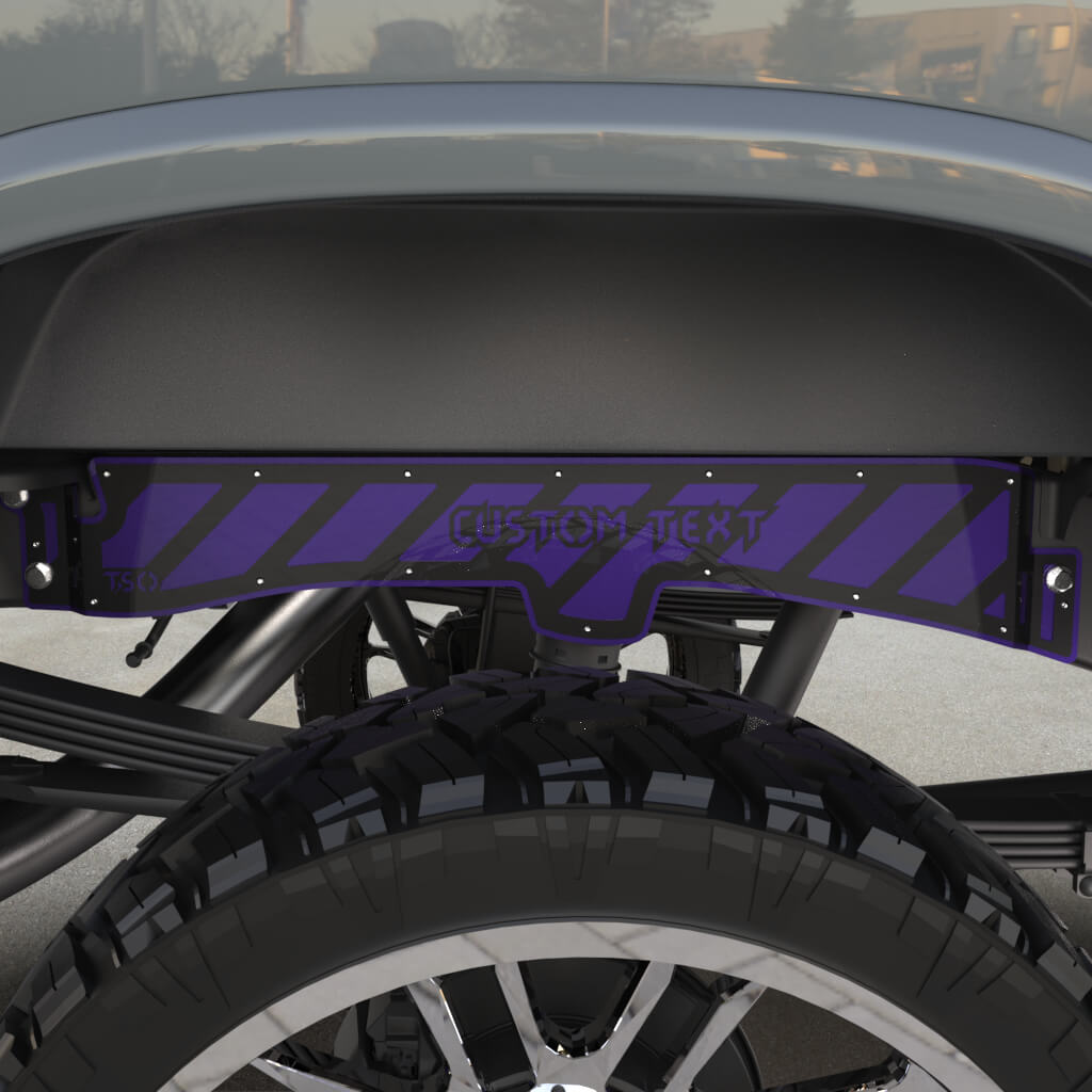 TSOiD 20+ GM 2500 Rear Frame Overlays - Personalized