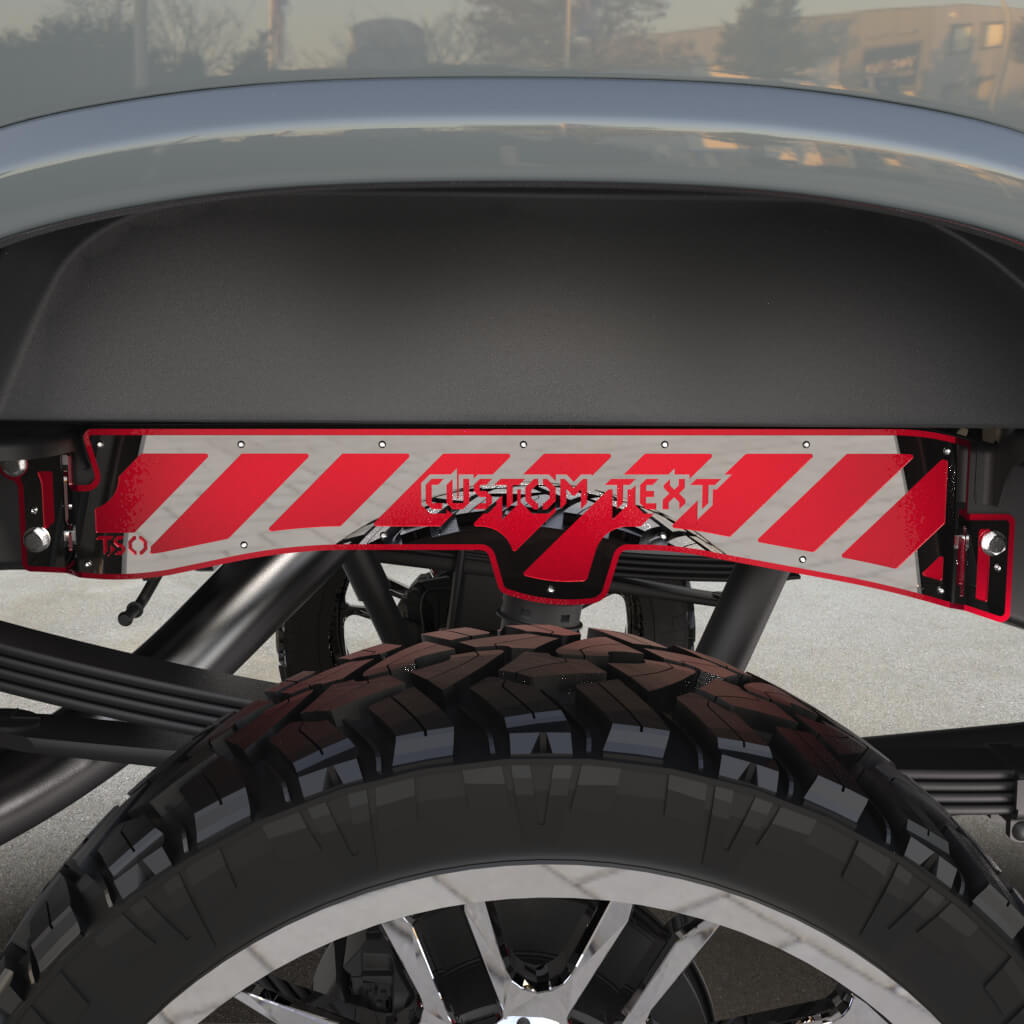 TSOiD 20+ GM 2500 Rear Frame Overlays - Personalized