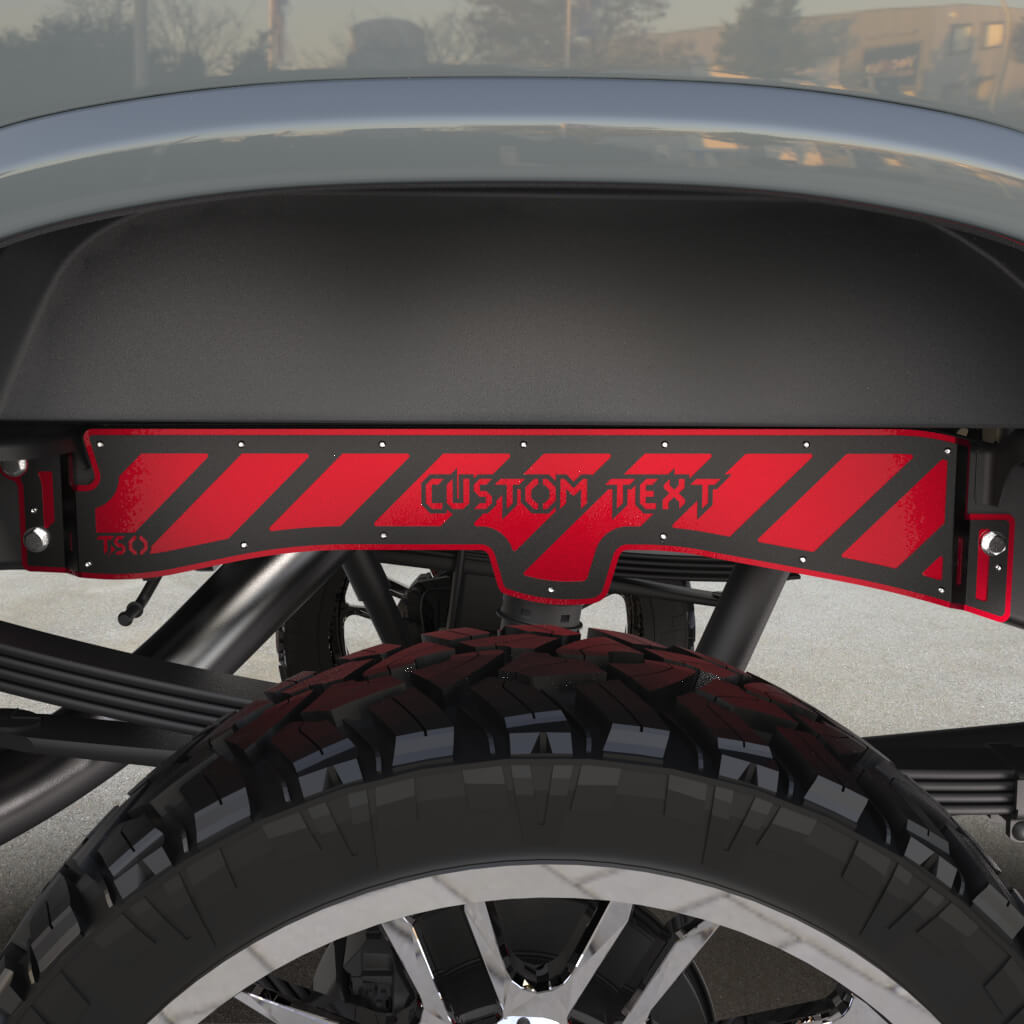 TSOiD 20+ GM 2500 Rear Frame Overlays - Personalized