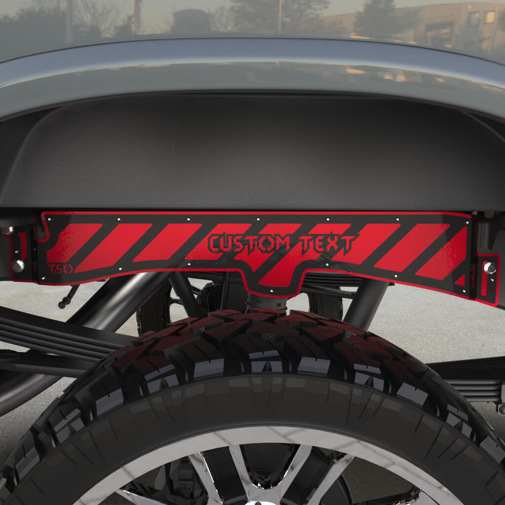 TSOiD 20+ GM 2500 Rear Frame Overlays - Personalized