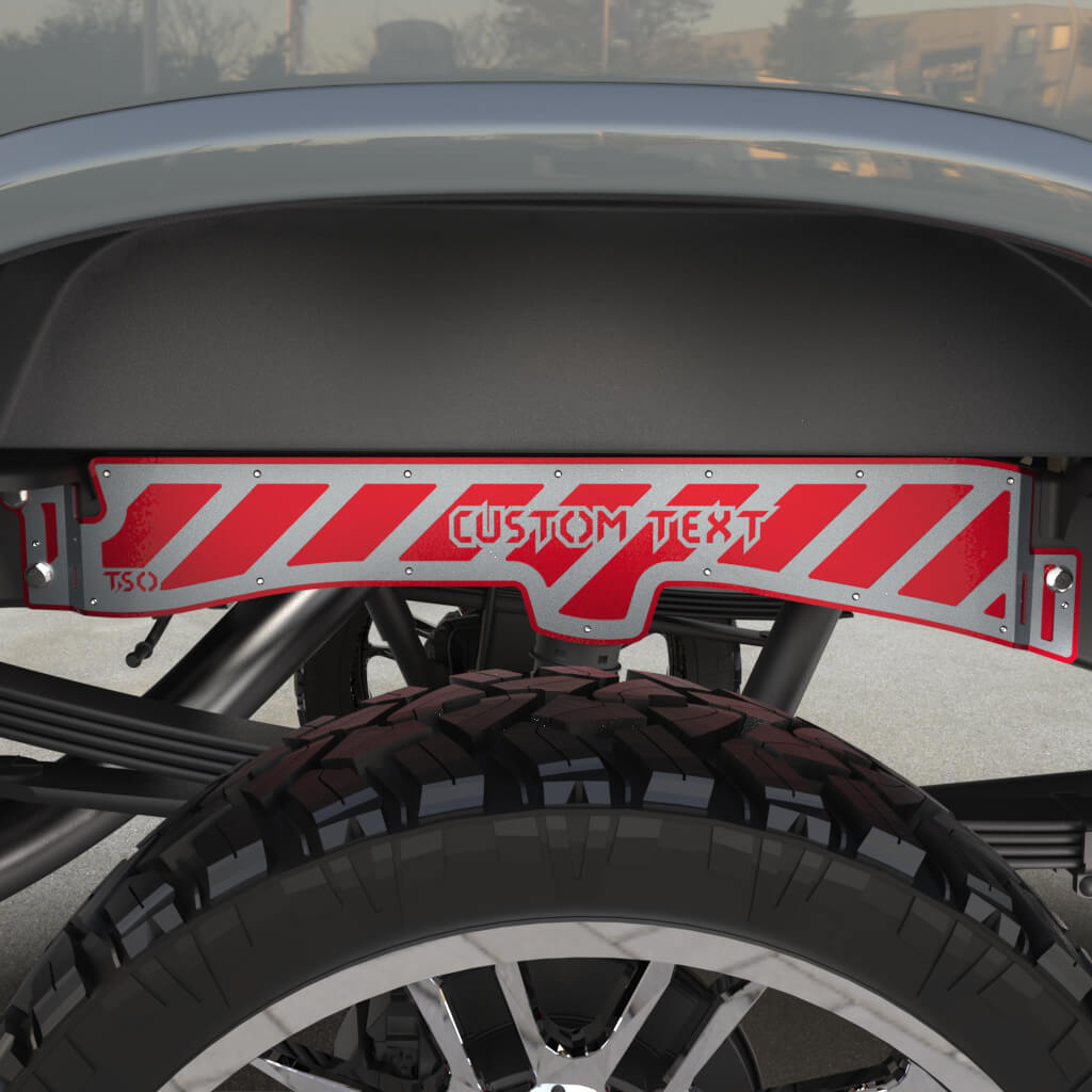 TSOiD 20+ GM 2500 Rear Frame Overlays - Personalized