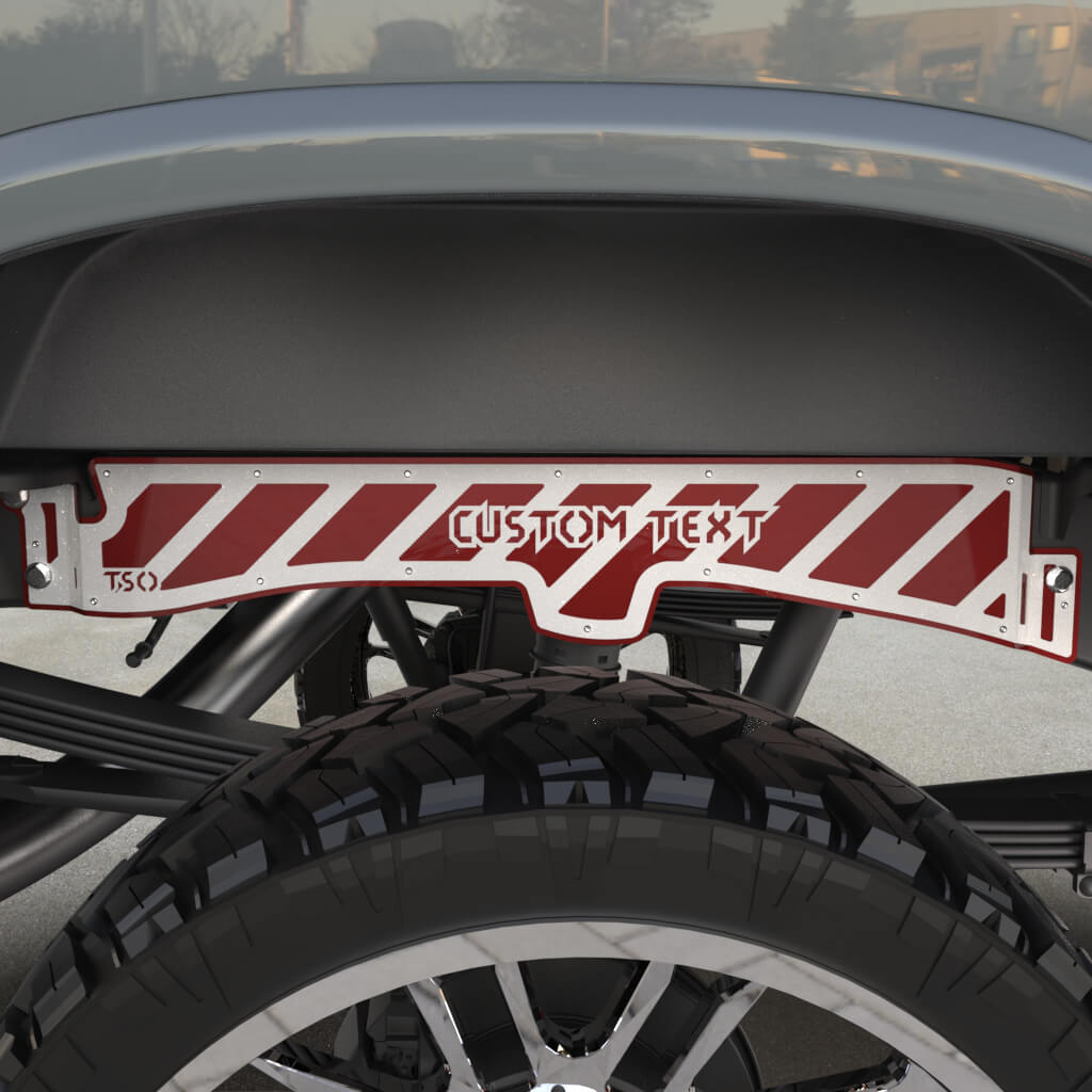 TSOiD 20+ GM 2500 Rear Frame Overlays - Personalized