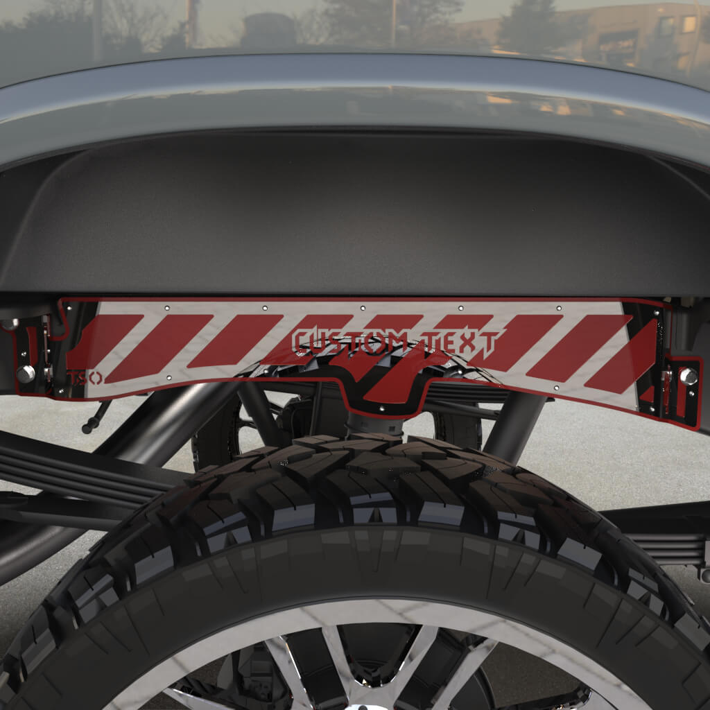 TSOiD 20+ GM 2500 Rear Frame Overlays - Personalized