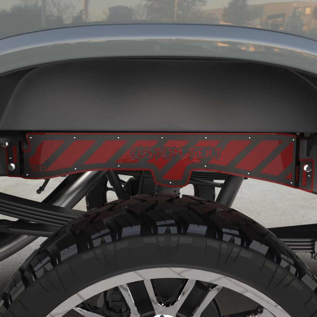 TSOiD 20+ GM 2500 Rear Frame Overlays - Personalized