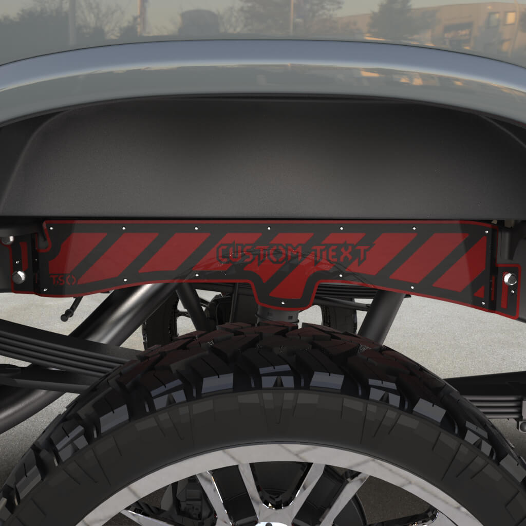 TSOiD 20+ GM 2500 Rear Frame Overlays - Personalized