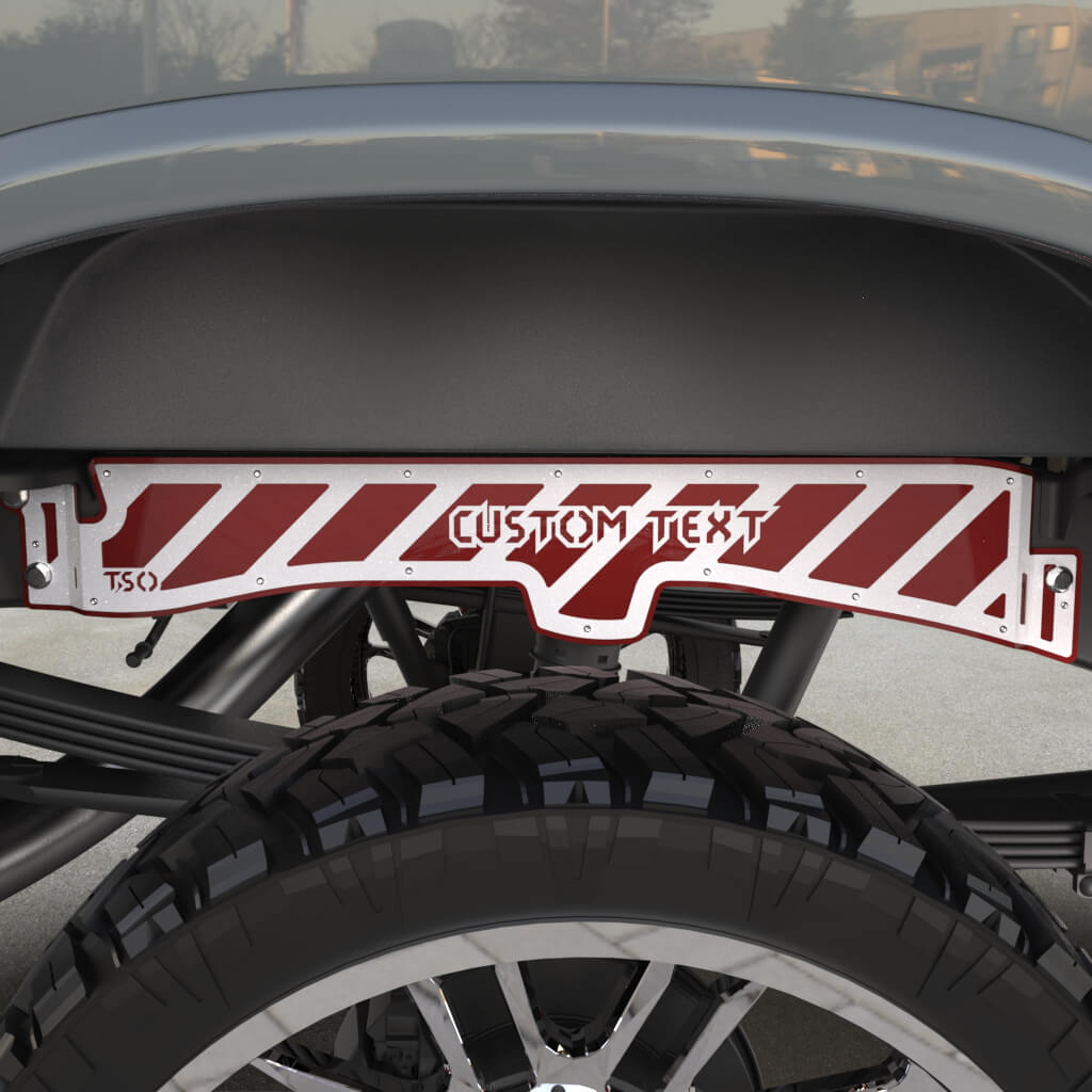 TSOiD 20+ GM 2500 Rear Frame Overlays - Personalized