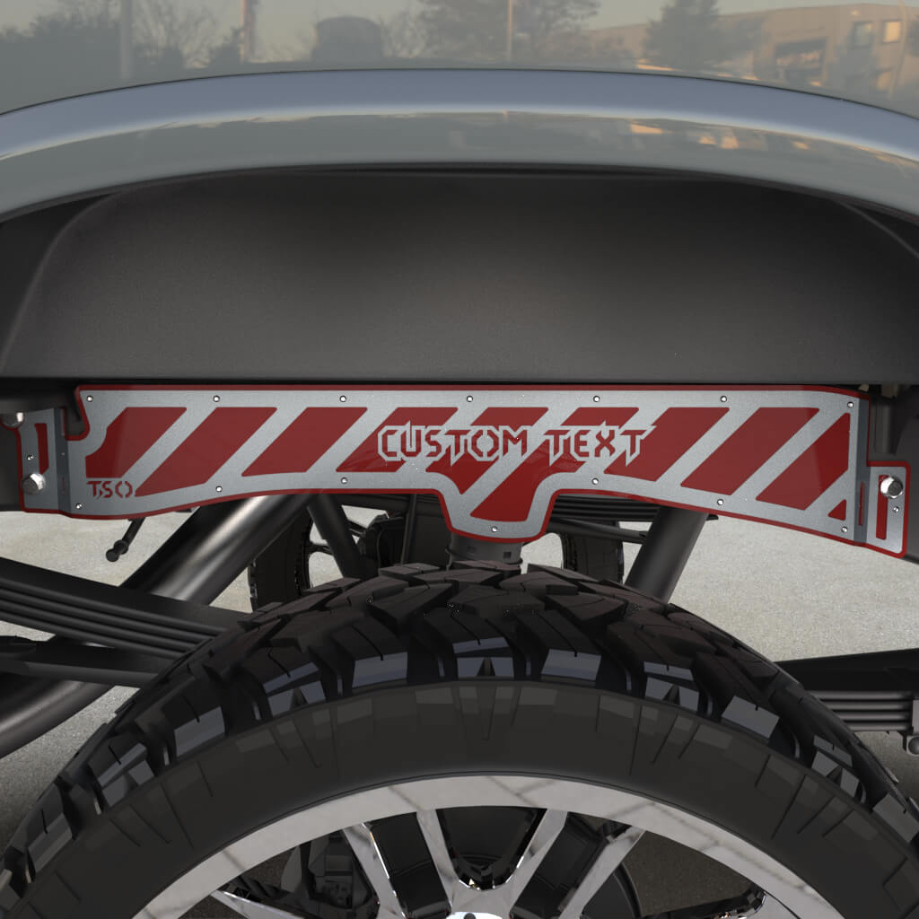TSOiD 20+ GM 2500 Rear Frame Overlays - Personalized