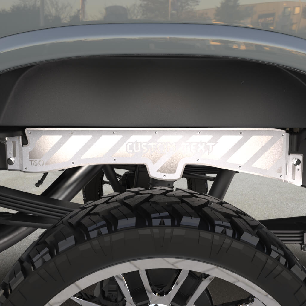 TSOiD 20+ GM 2500 Rear Frame Overlays - Personalized