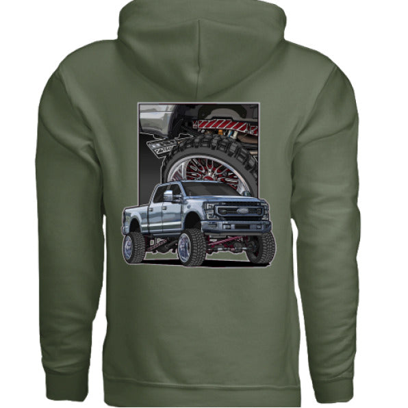 MILITARY GREEN - BACK