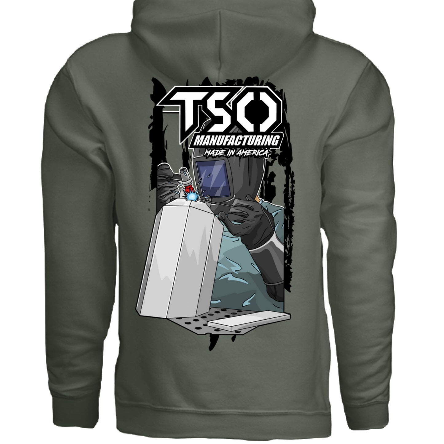 MILITARY GREEN - BACK