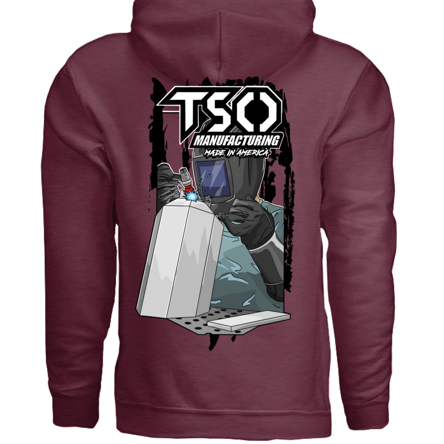 Heather Sport Dark Maroon - BACK