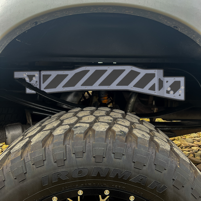 17+ Ford F-250/F-350/F-450 Rear Frame Overlays (w/ Rear Sway Bar)