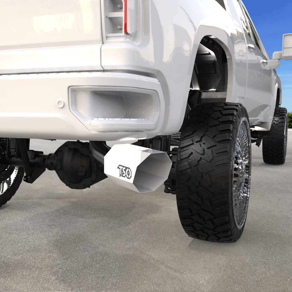 8&quot; Octagon Exhaust Tip - Gloss White