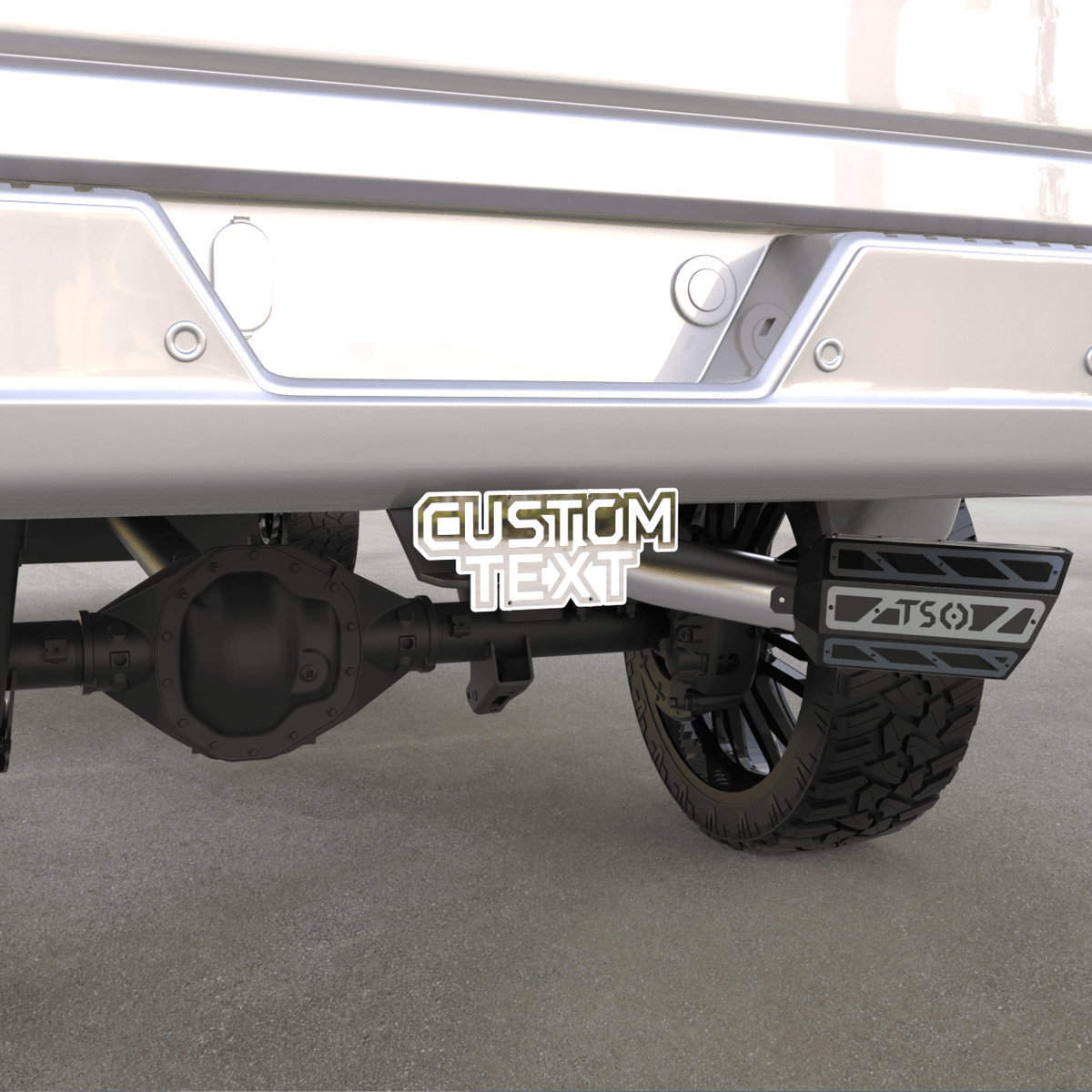 Custom Text Hitch Cover