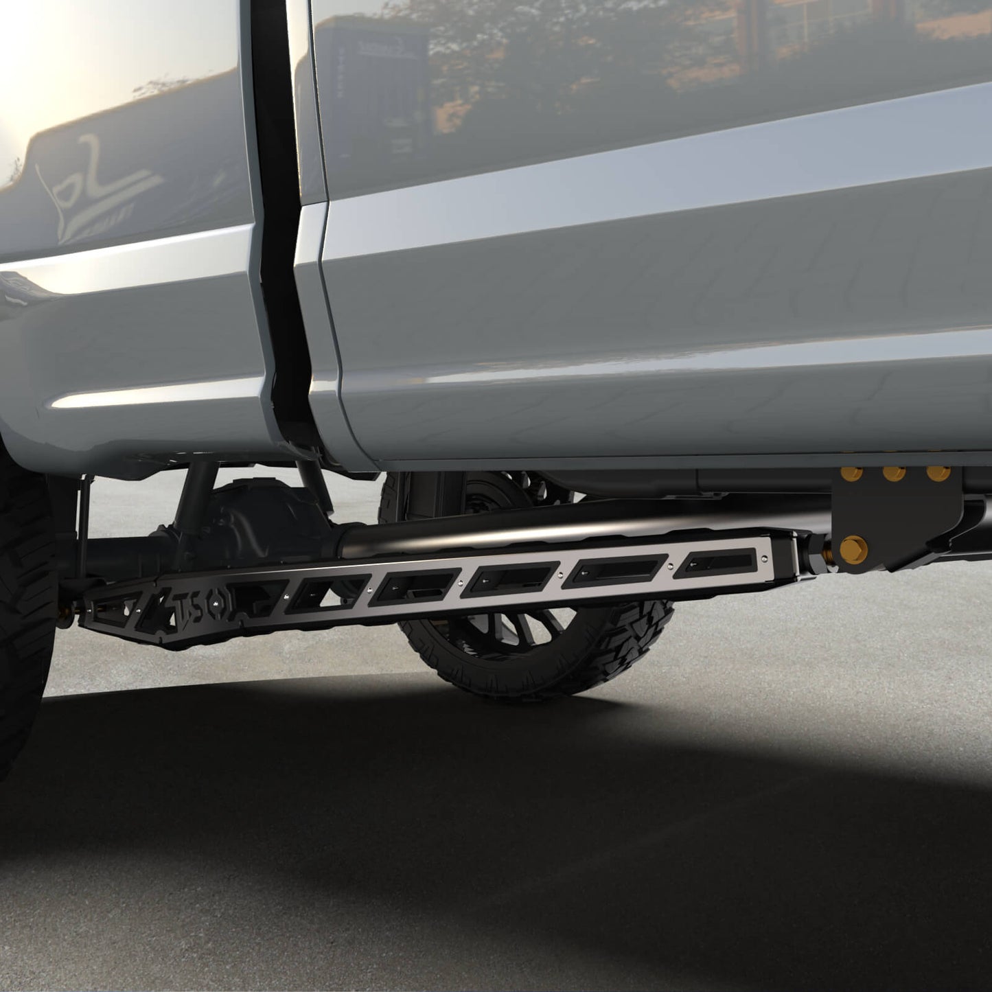 17+ F250/F350 Long Bed Traction Bars