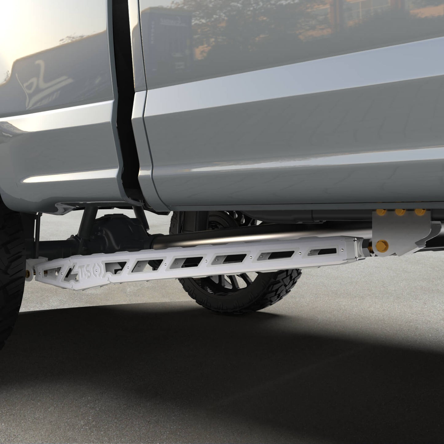 17+ F250/F350 Long Bed Traction Bars