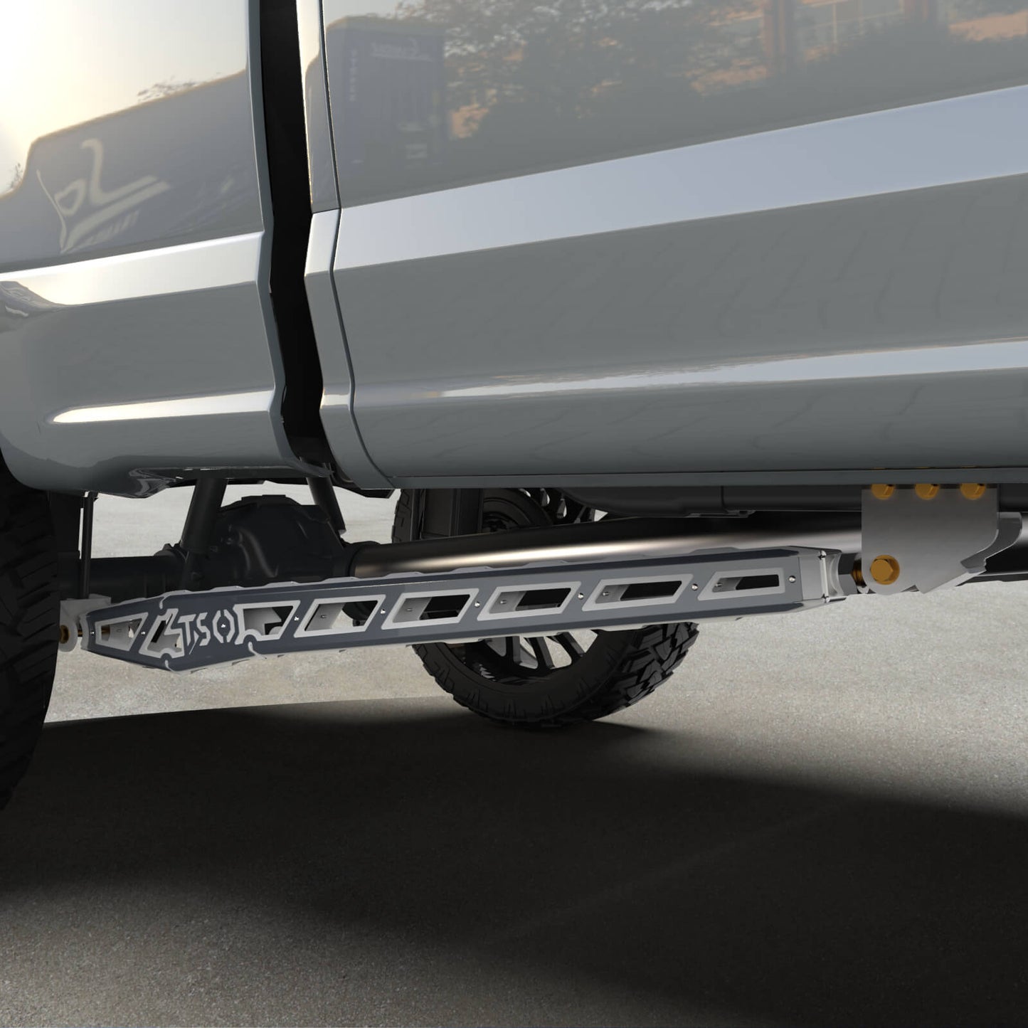 17+ F250/F350 Long Bed Traction Bars