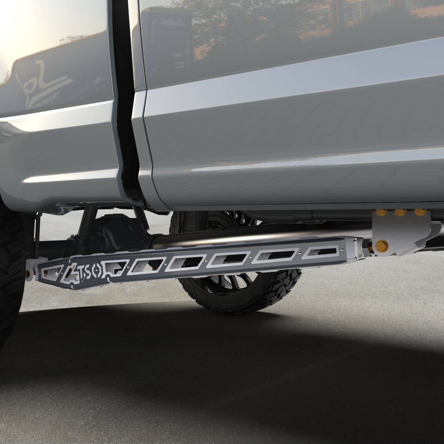 17+ F250/F350 Long Bed Traction Bars