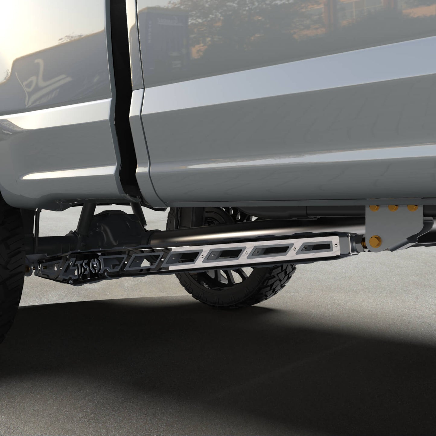 17+ F250/F350 Long Bed Traction Bars