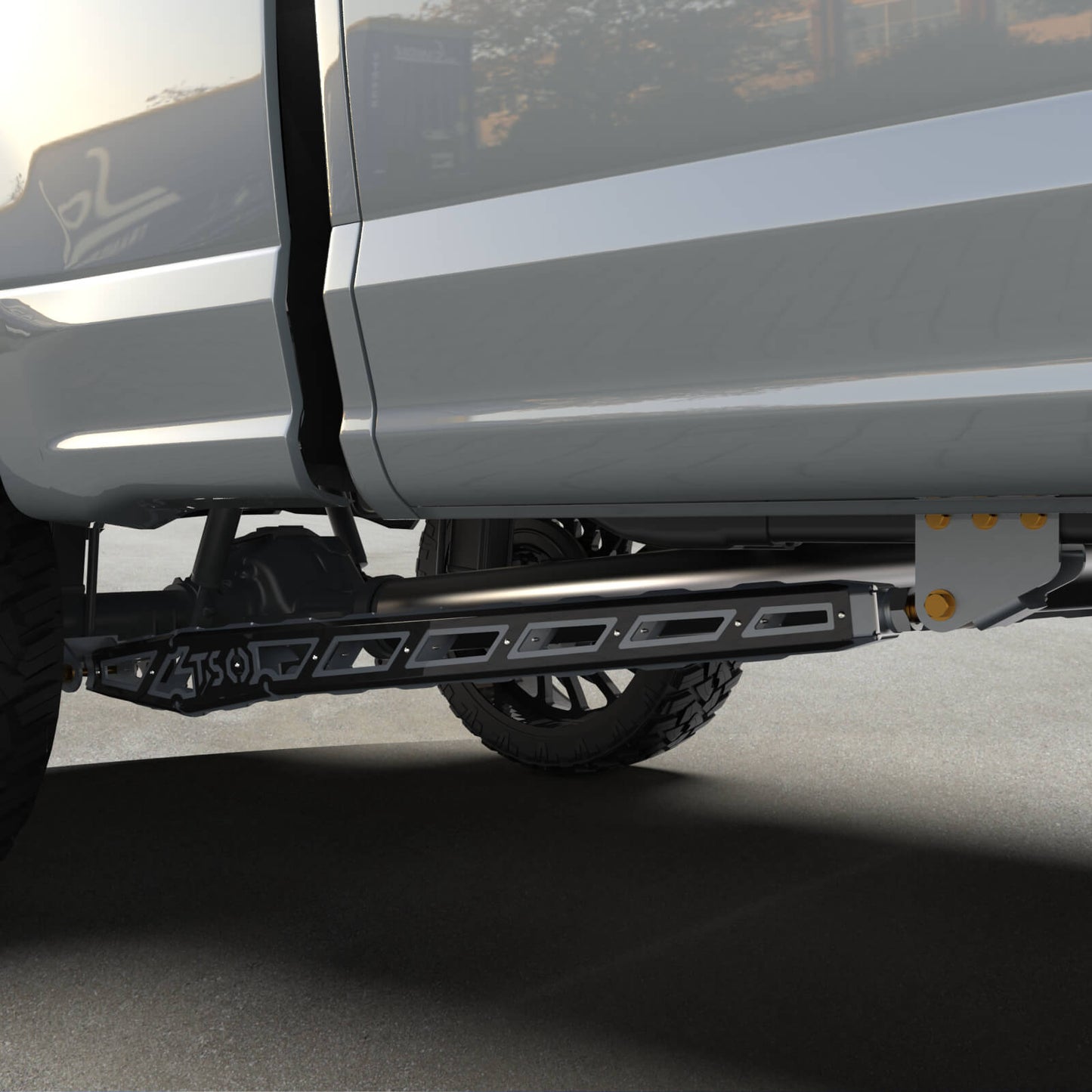 17+ F250/F350 Long Bed Traction Bars