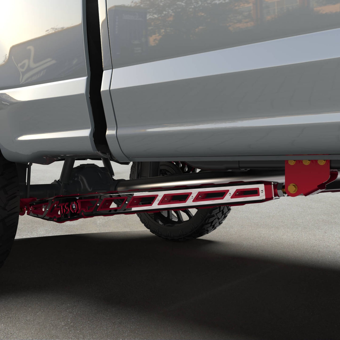 17+ F250/F350 Long Bed Traction Bars