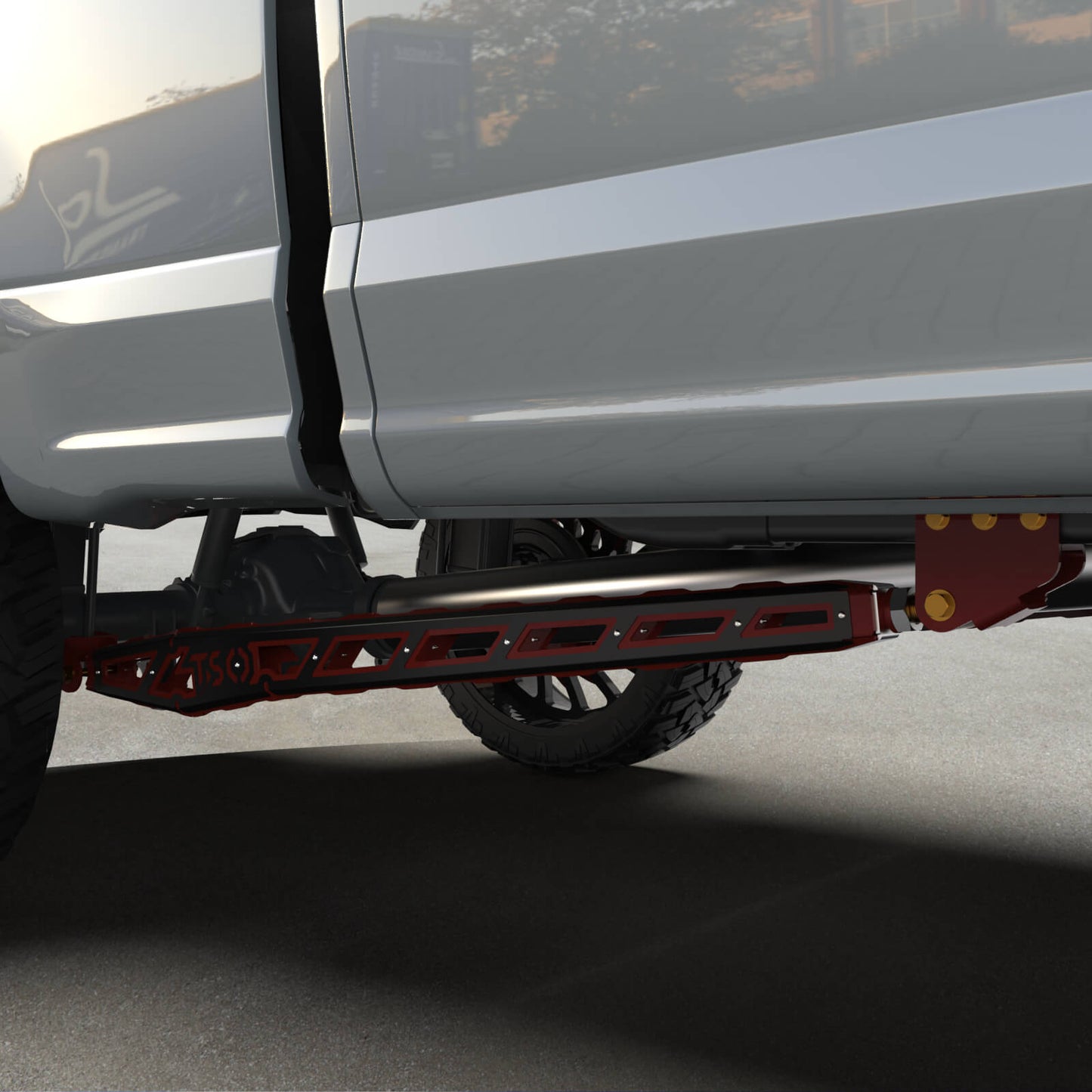 17+ F250/F350 Long Bed Traction Bars