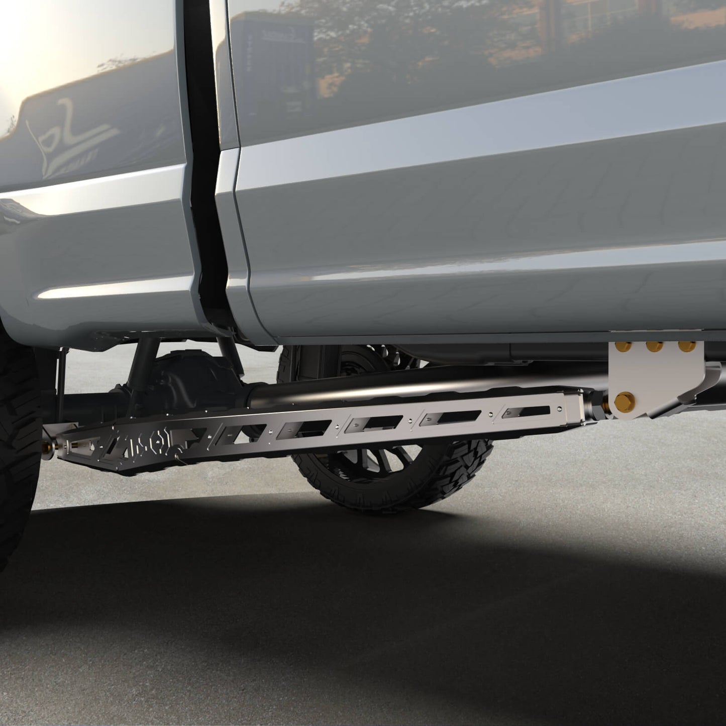 17+ F250/F350 Long Bed Traction Bars