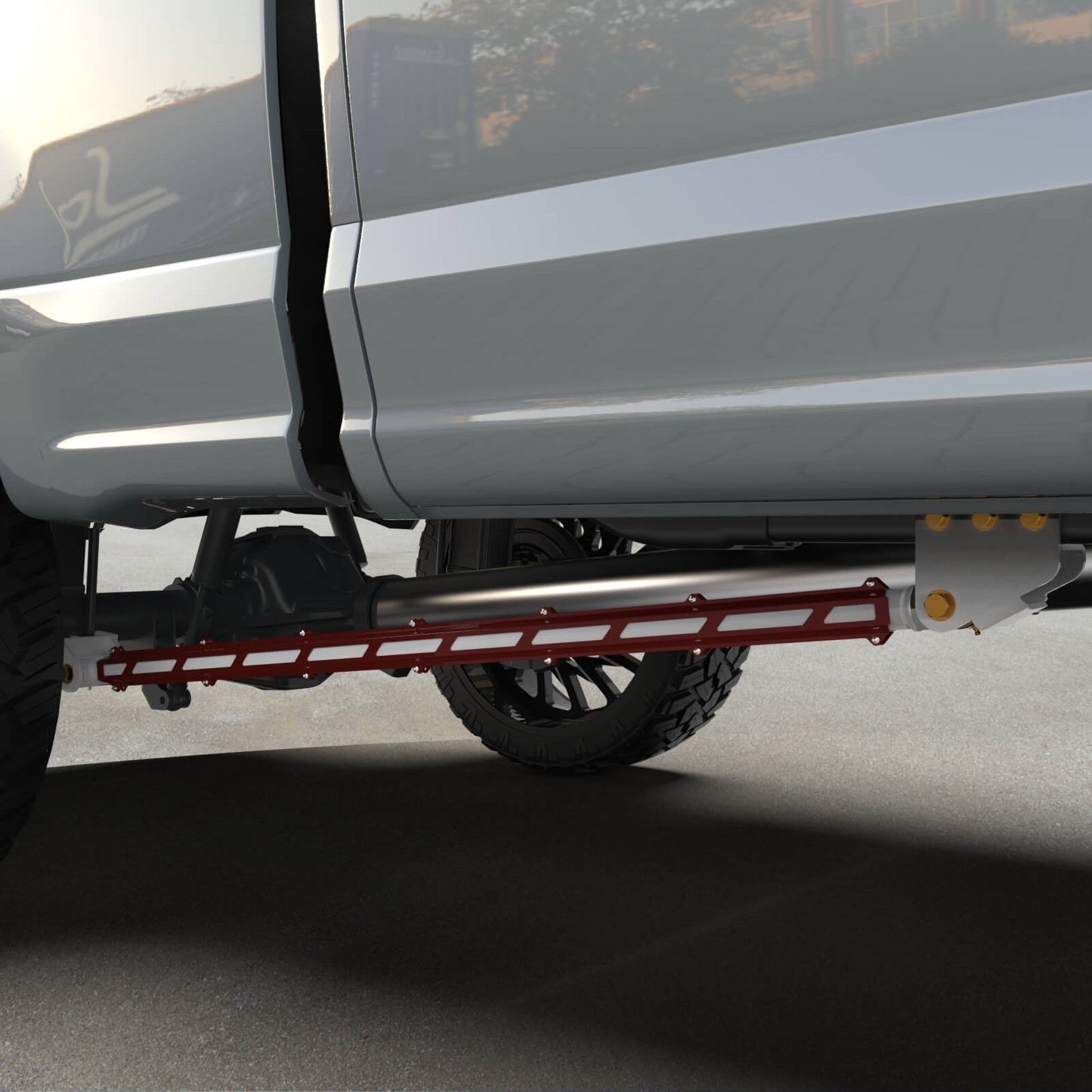 03-13 RAM 2500 / 03-18 RAM 3500 Tube Traction Bars - 4" Axle