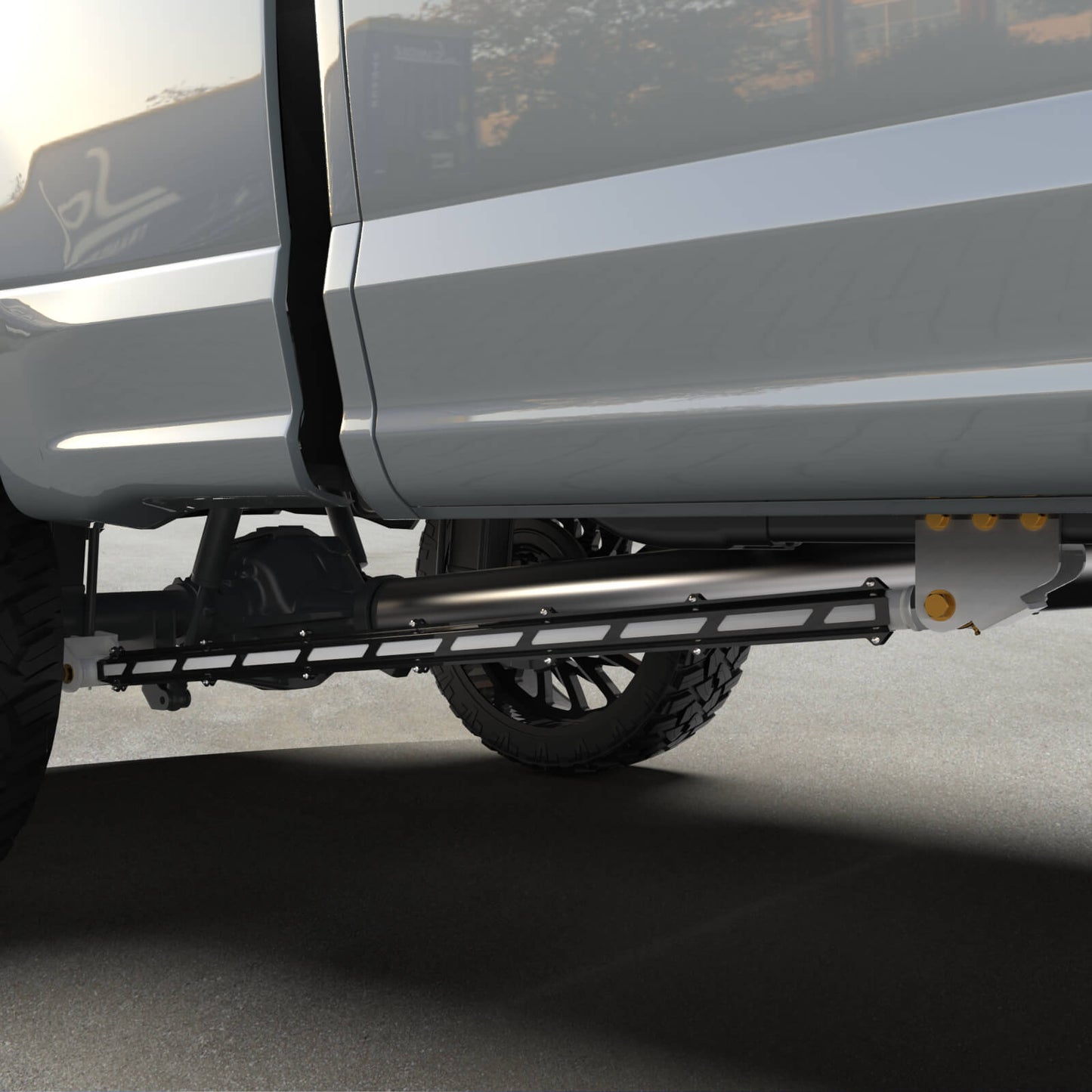 03-13 RAM 2500 / 03-18 RAM 3500 Tube Traction Bars - 4" Axle