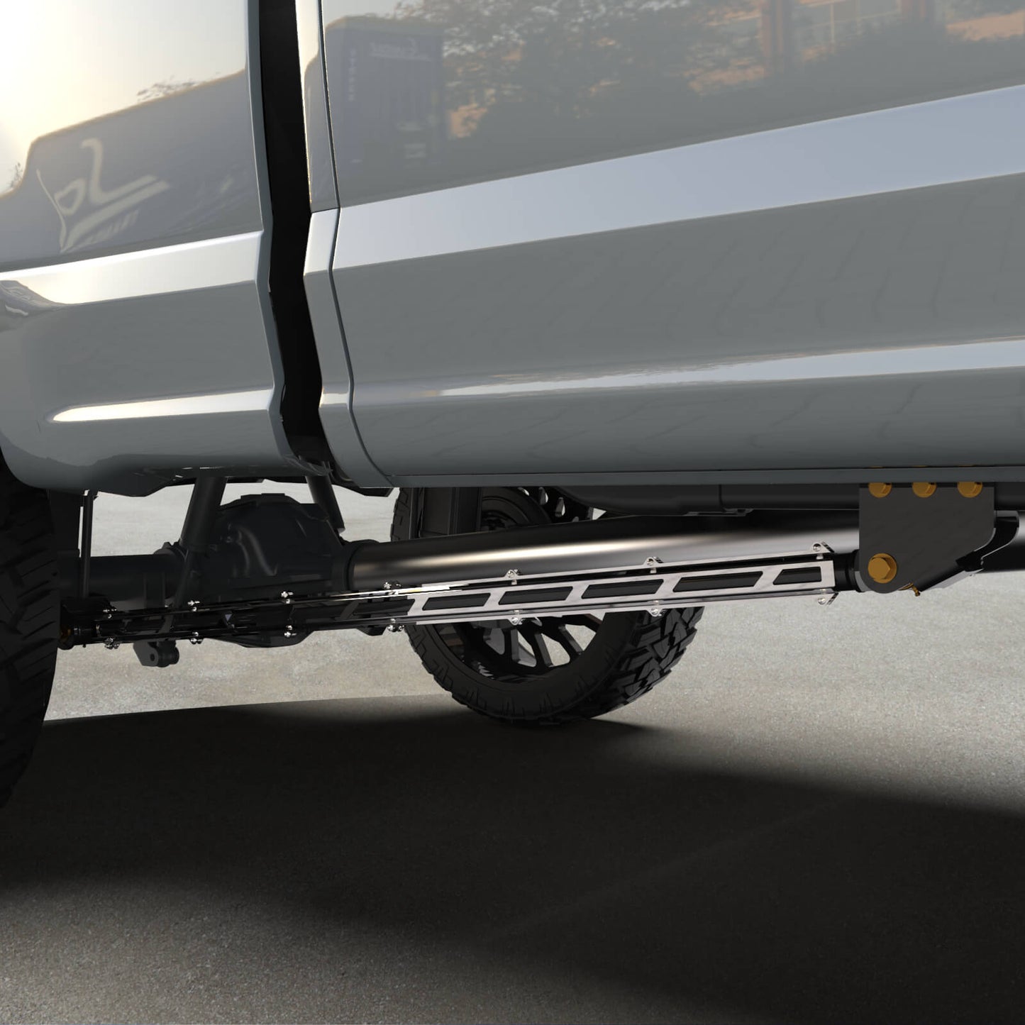 03-13 RAM 2500 / 03-18 RAM 3500 Tube Traction Bars - 4" Axle