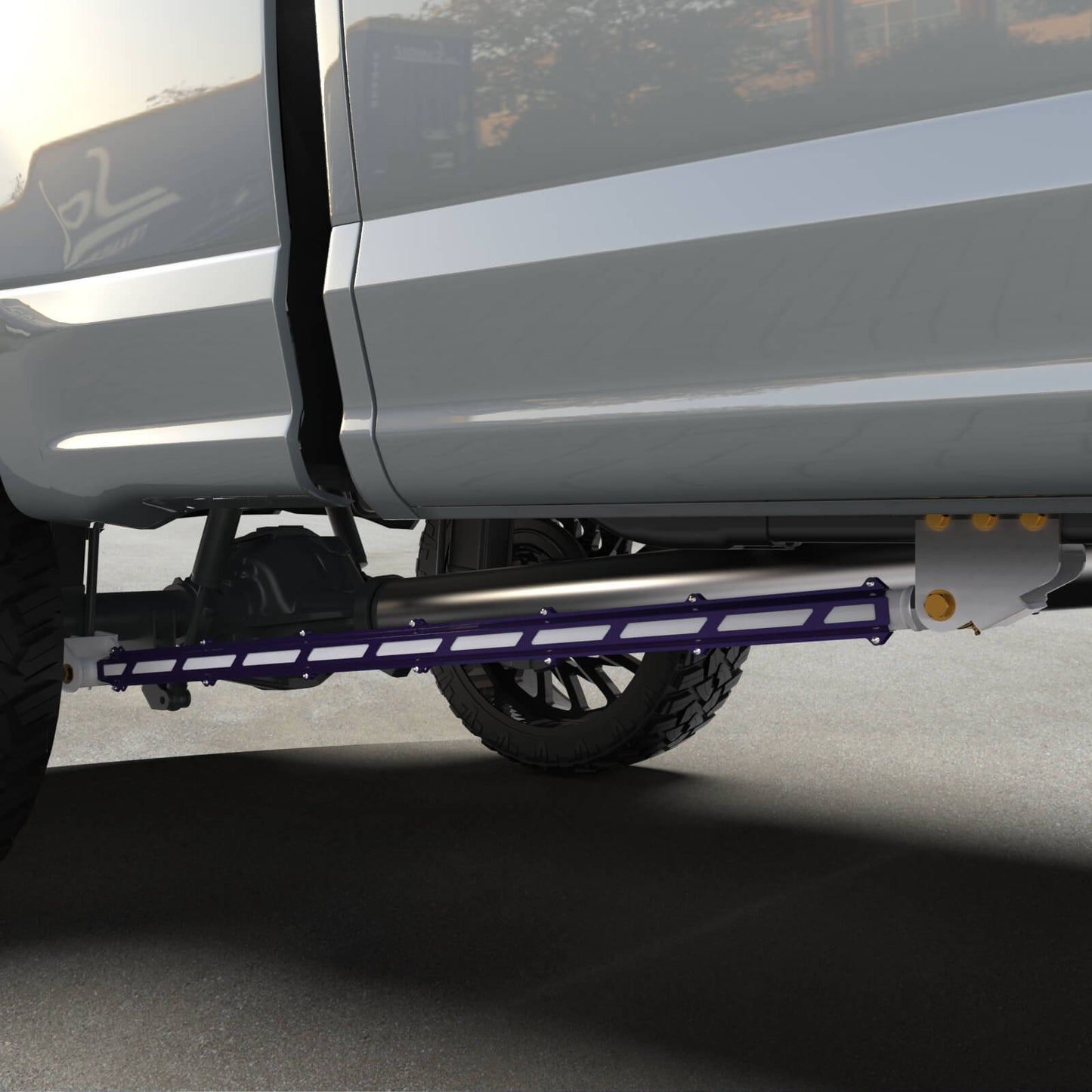 17+ F250/F350 Long Bed Tube Traction Bars