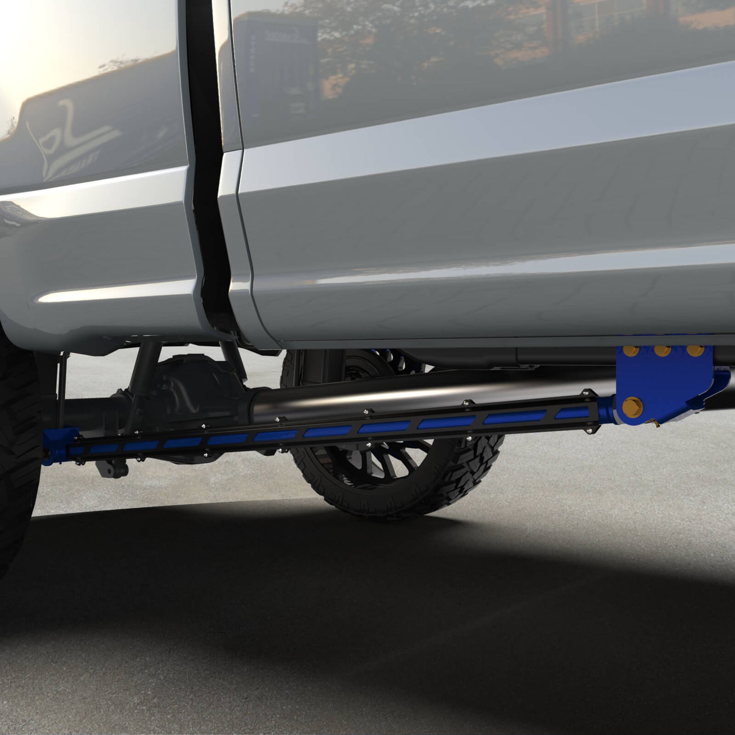 17+ F250/F350 Long Bed Tube Traction Bars