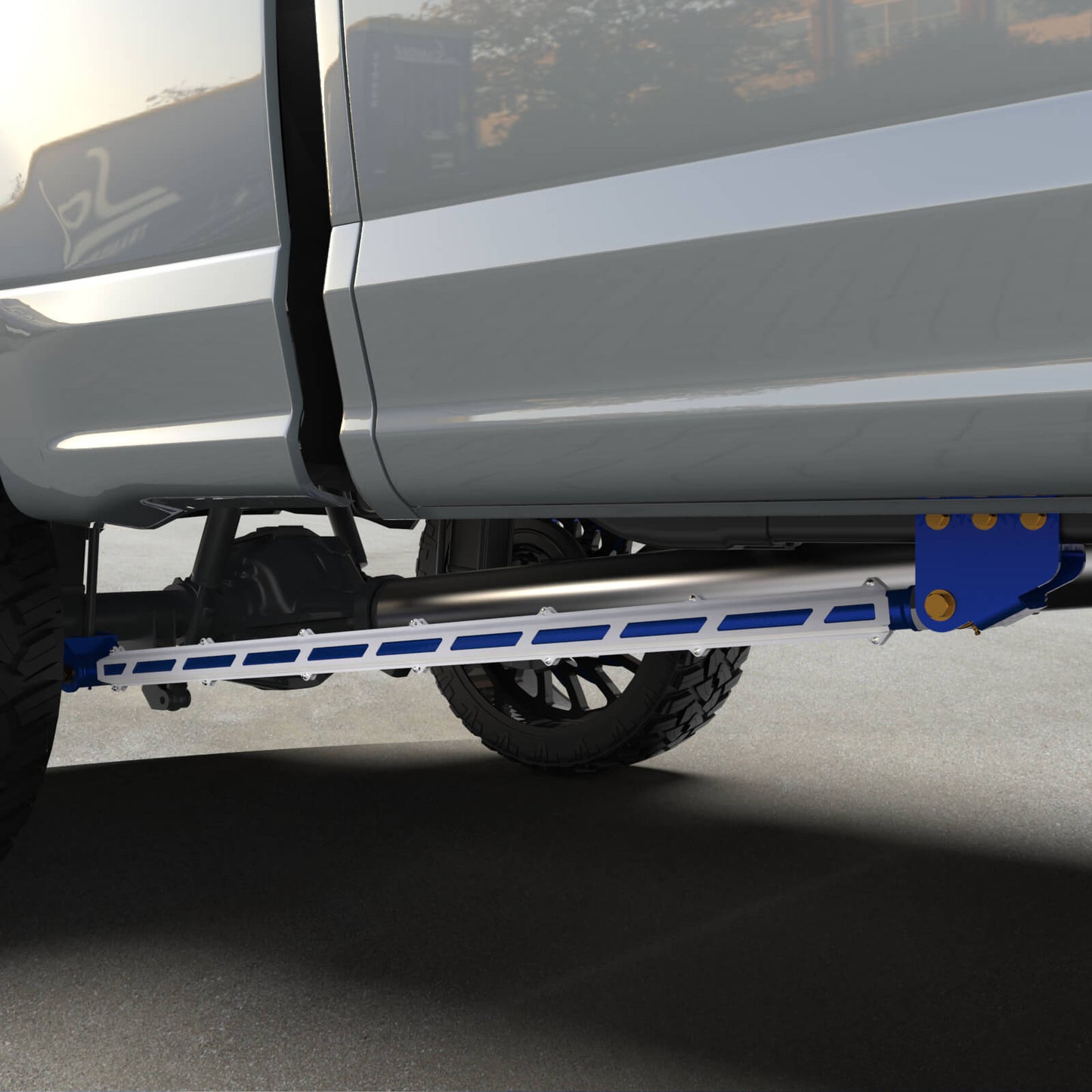17+ F250/F350 Long Bed Tube Traction Bars