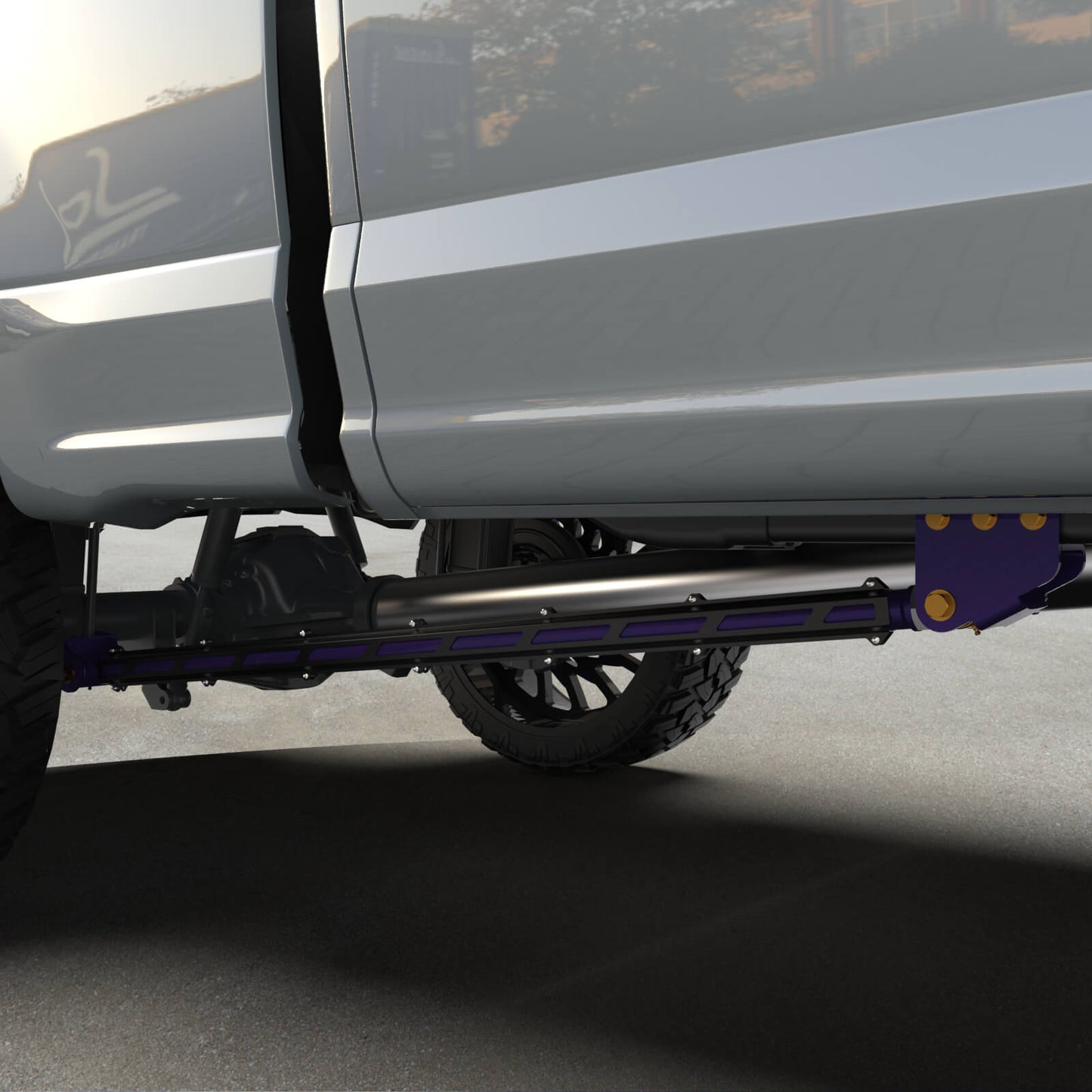 03-13 RAM 2500 / 03-18 RAM 3500 Tube Traction Bars - 4" Axle