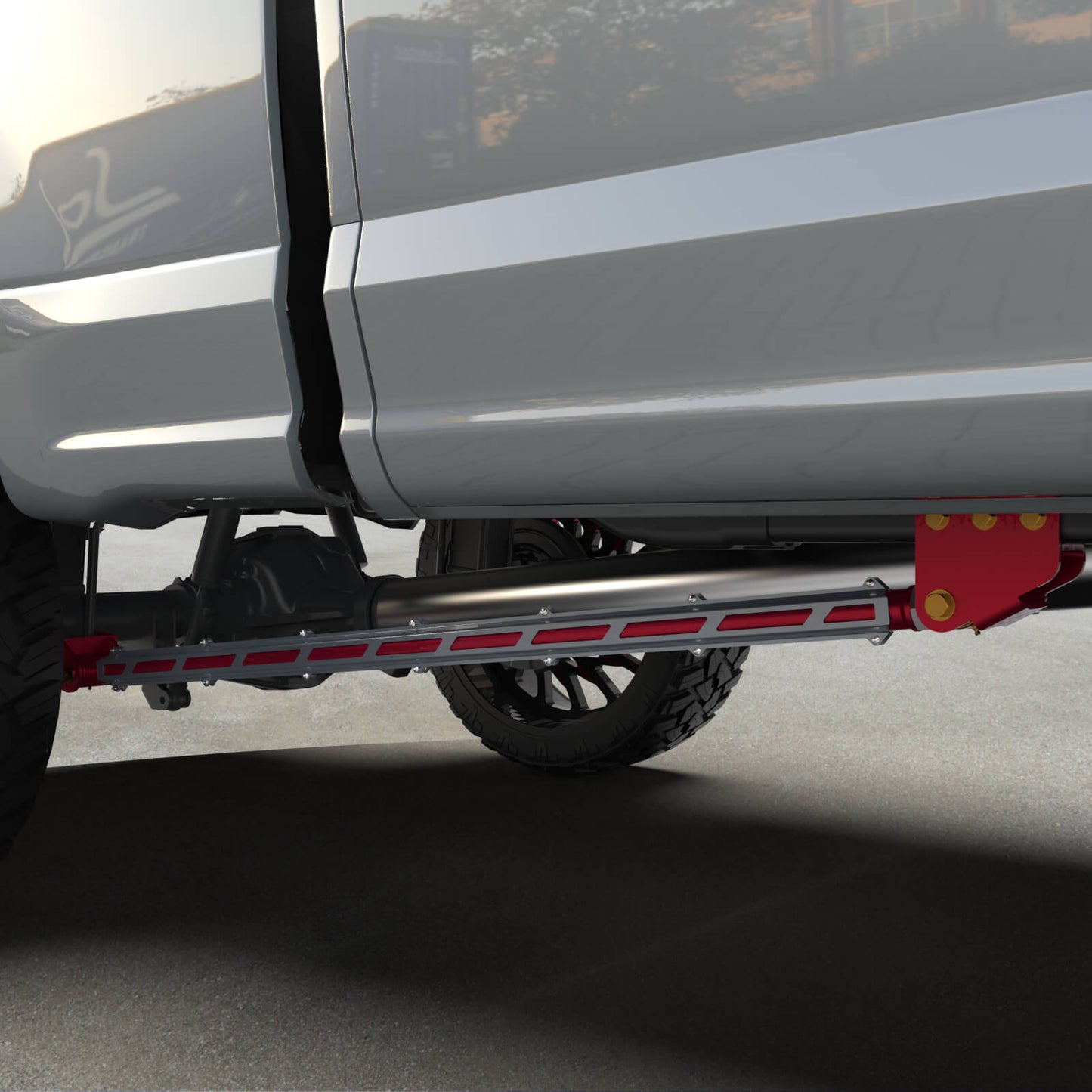 03-13 RAM 2500 / 03-18 RAM 3500 Tube Traction Bars - 4" Axle