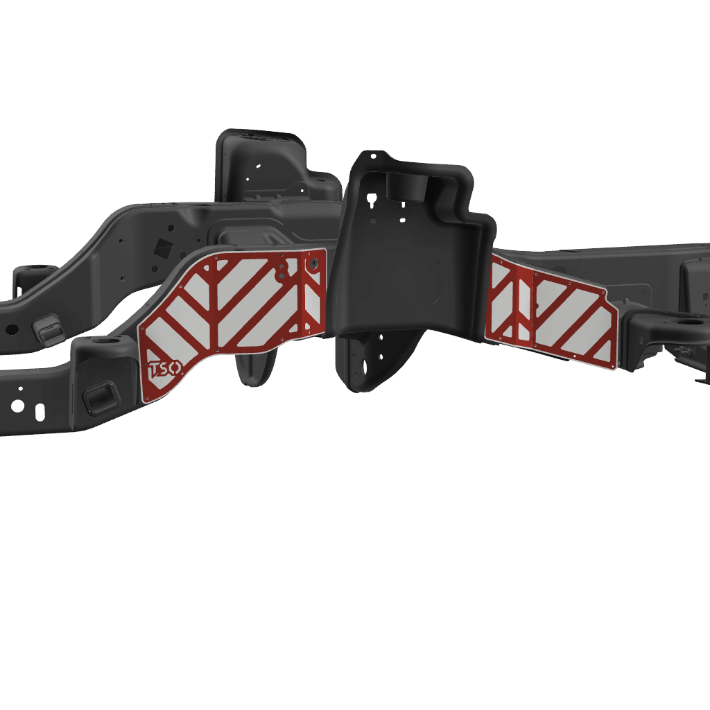 14+ Ram 2500 Front Frame Overlays - TSO Manufacturing