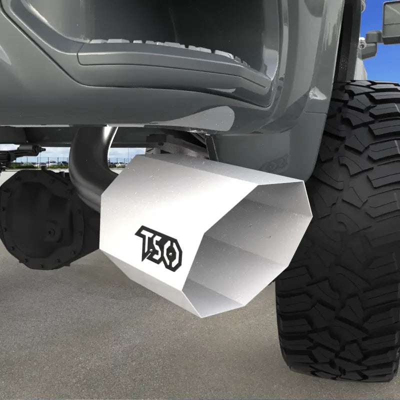 10" Octagon Exhaust Tip - Gloss White