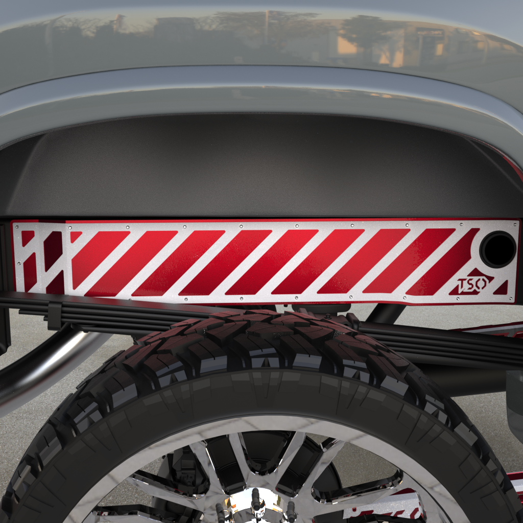 01-10 GM 2500/3500 Rear Frame Overlays