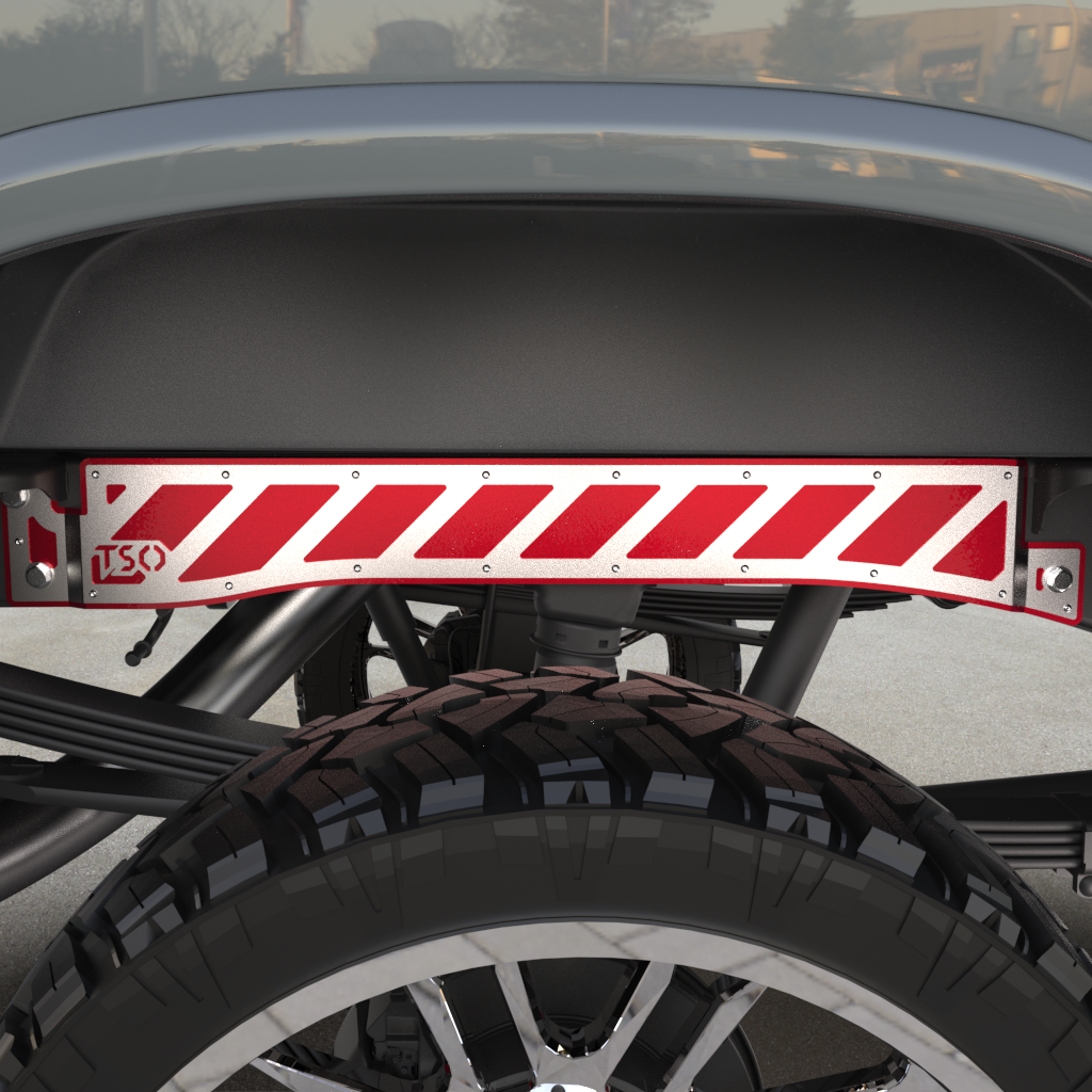 11-19 GM 2500 Rear Frame Overlays